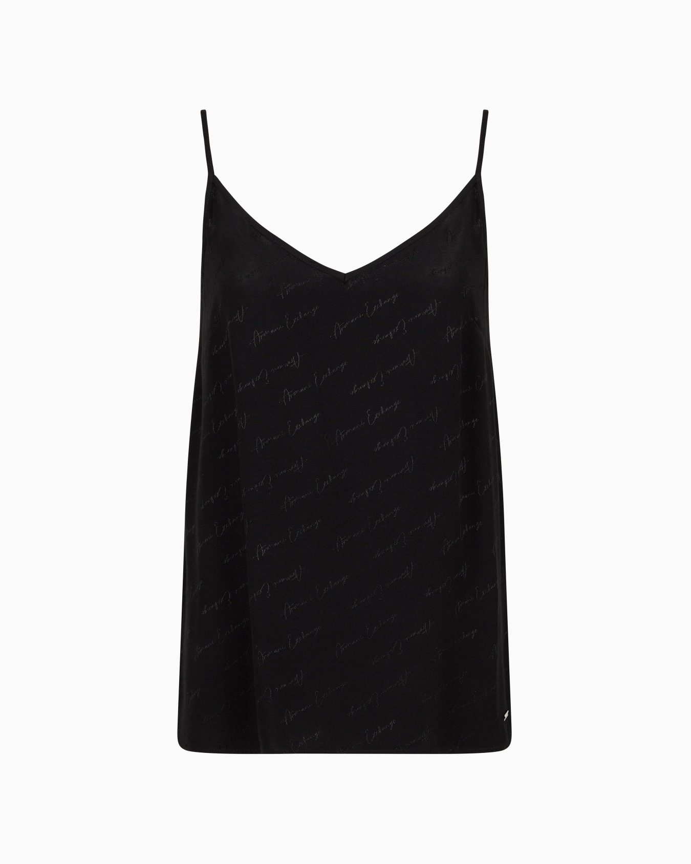 Fabric top with allover logo Slide 0