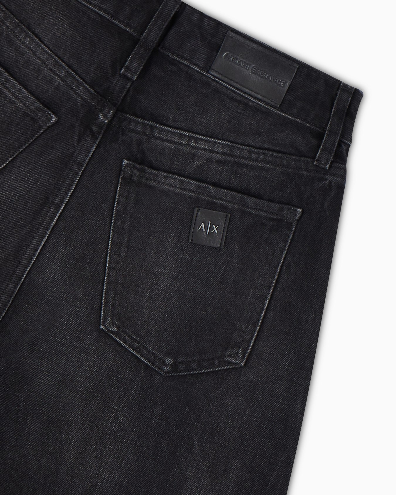 J38 relaxed fit jeans in stiff cotton indigo denim Slide 5