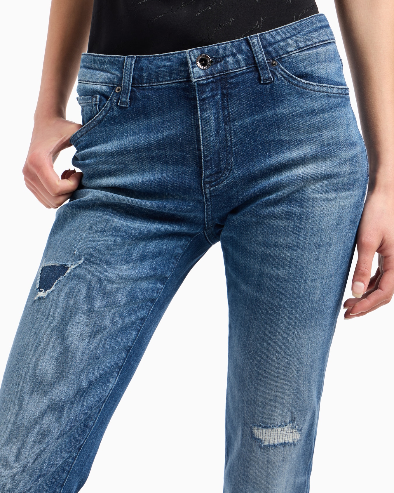 Jean coupe slim J45 en denim stretch Diapositive 4