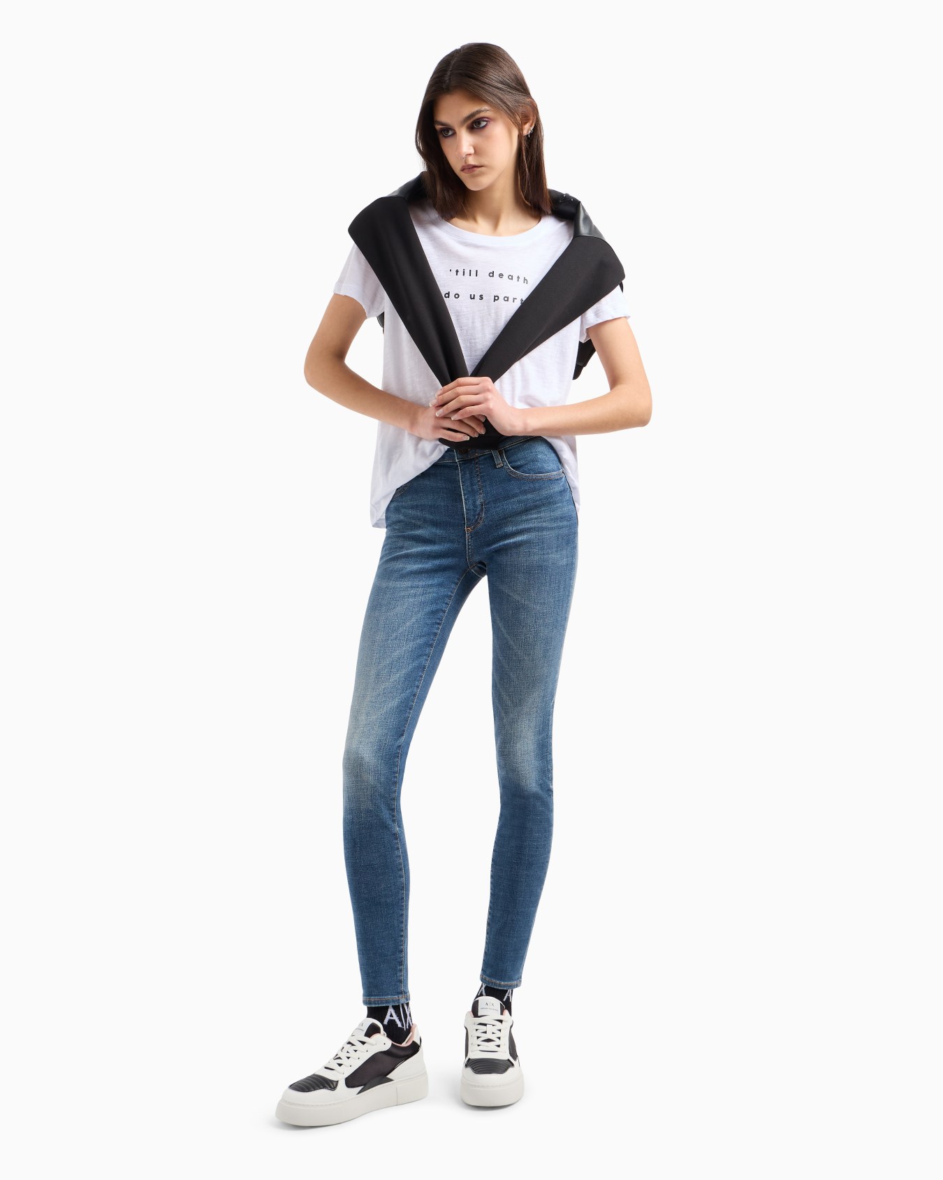 J69 super skinny lift up jeans in indigo denim Slide 3