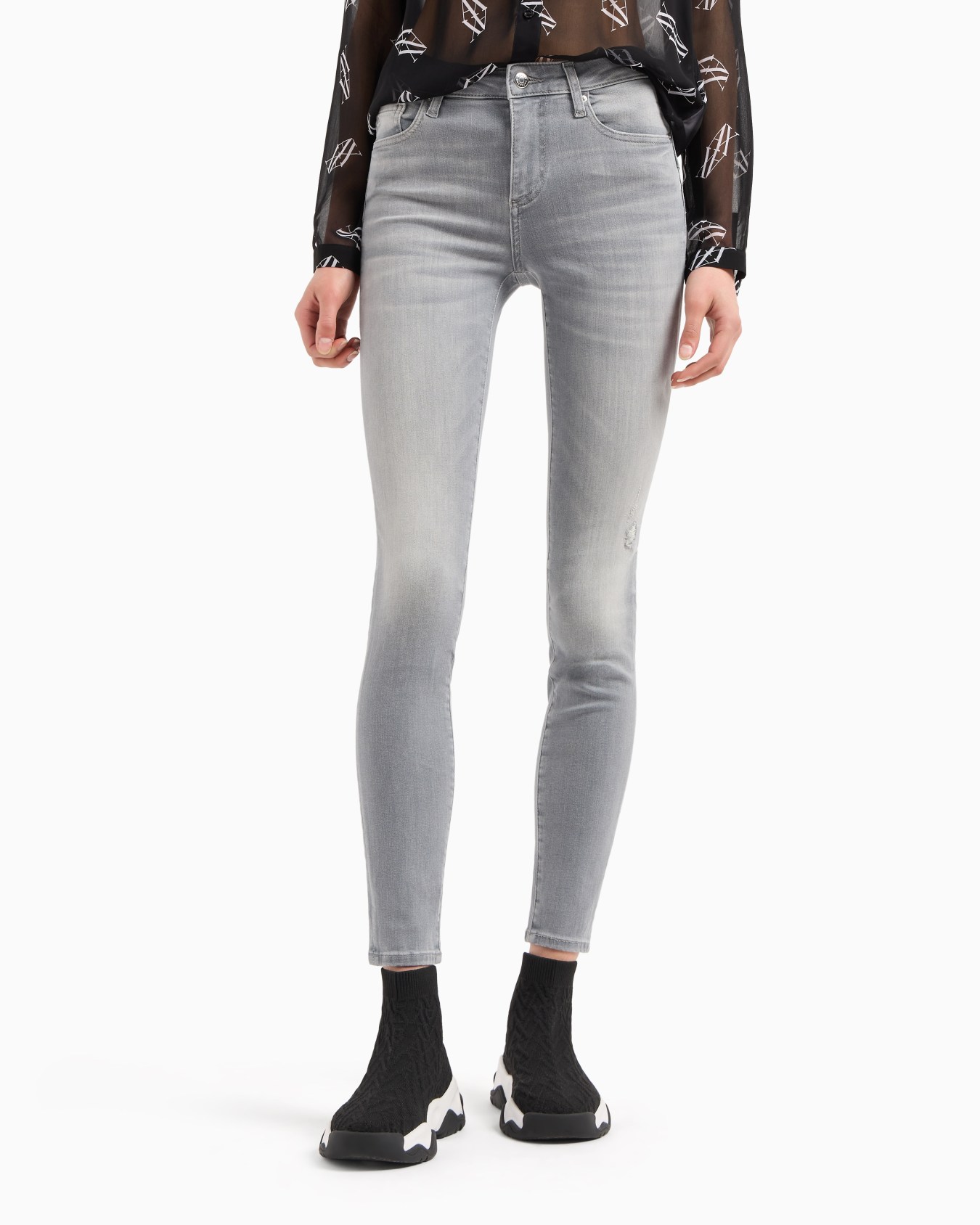 Vaqueros muy ajustados con elevación en denim índigo J69 Diapositiva 1