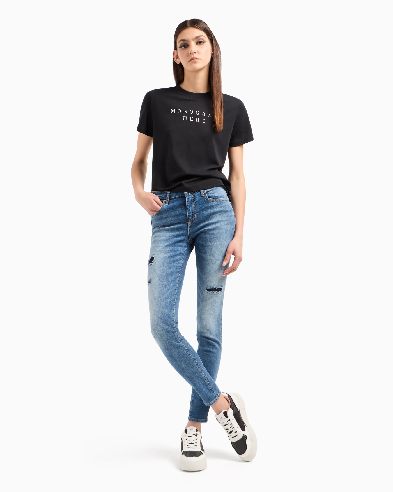 J69 super skinny lift up jeans in indigo denim Slide 3