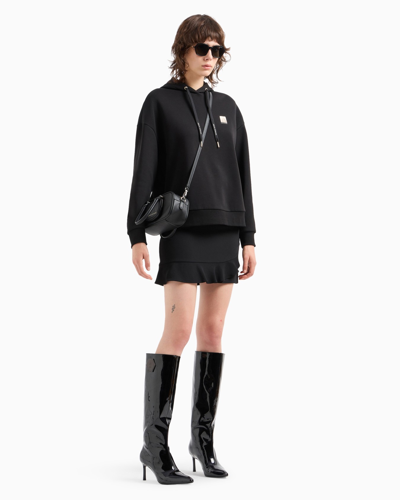  Stretch double knit hoodie Slide 3