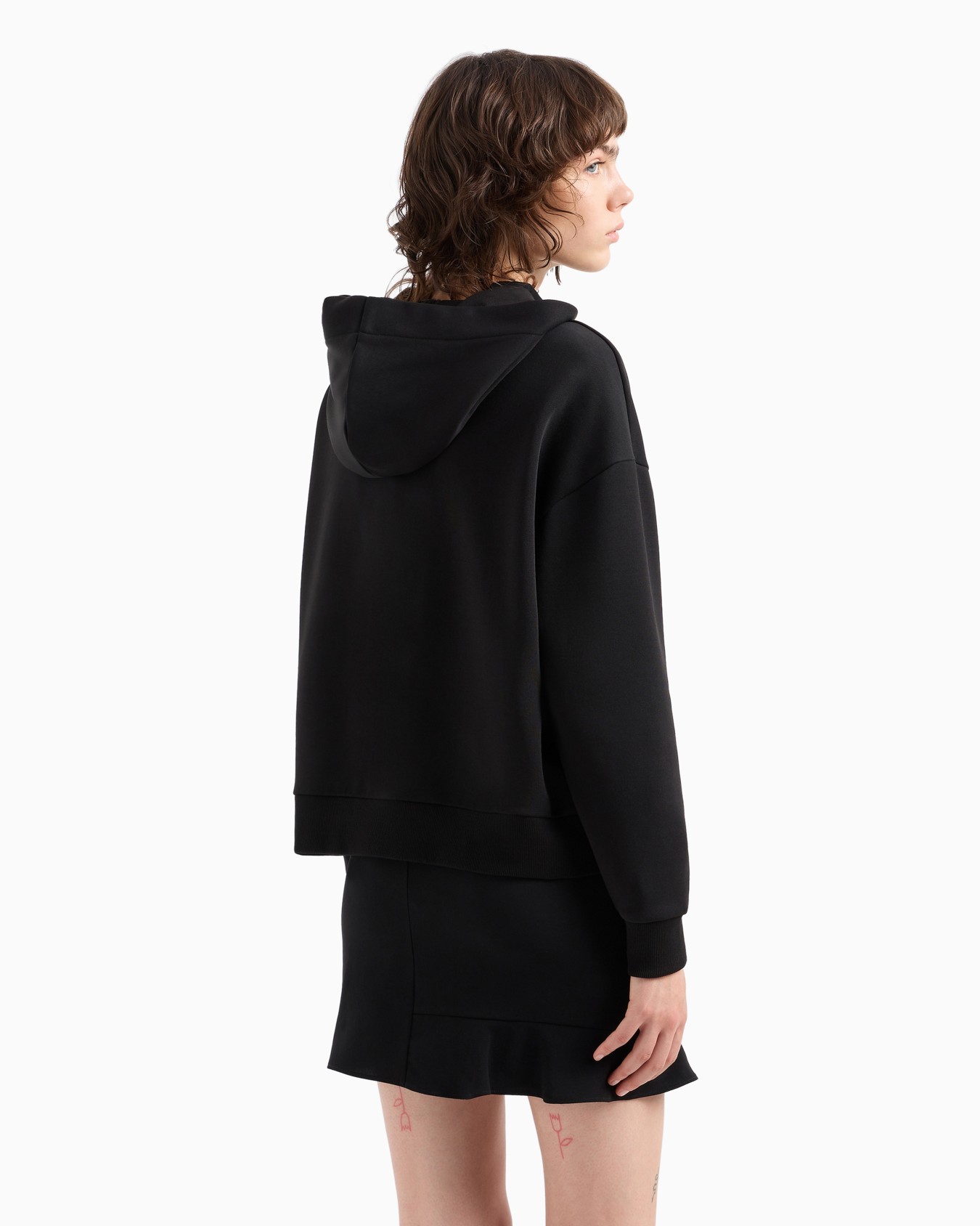  Stretch double knit hoodie Slide 2