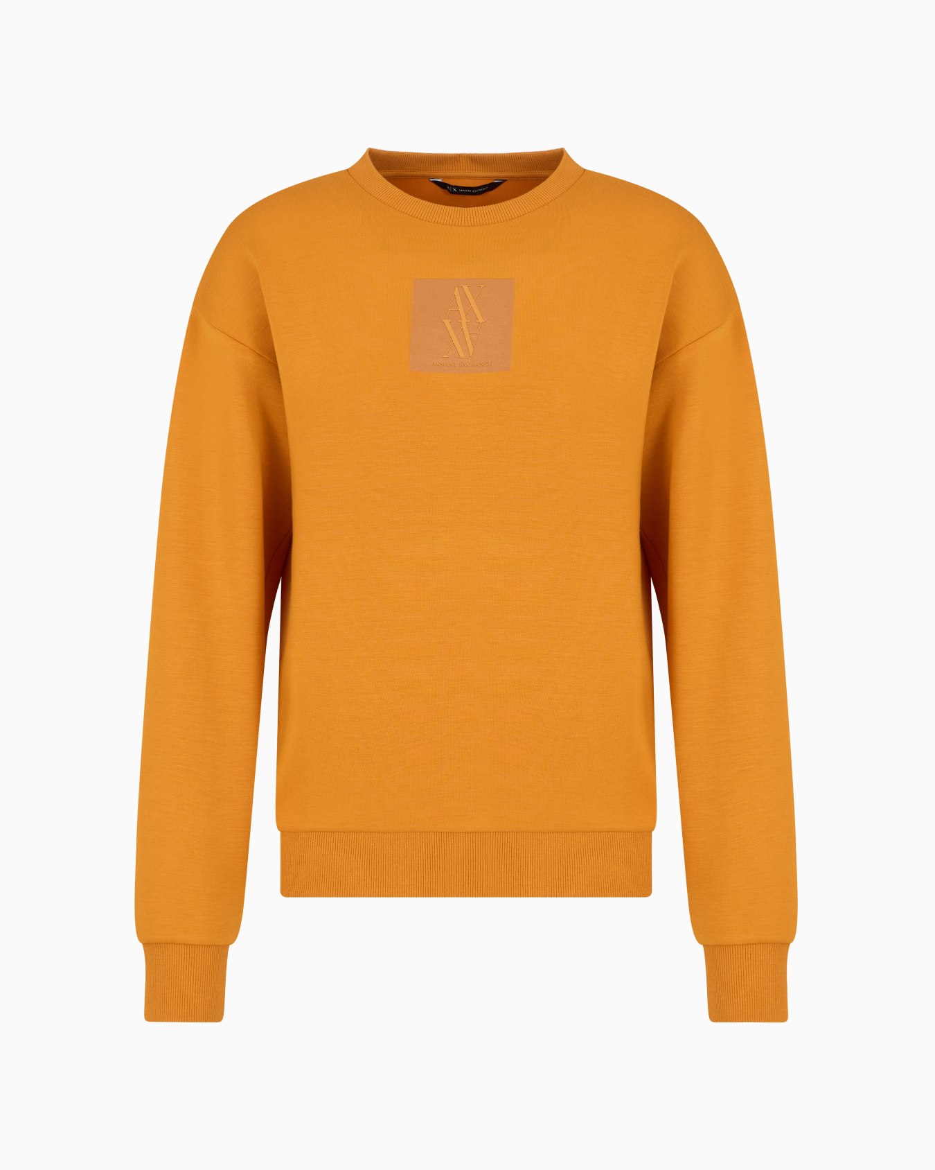 Crewneck sweatshirt with monogram patch Slide 0