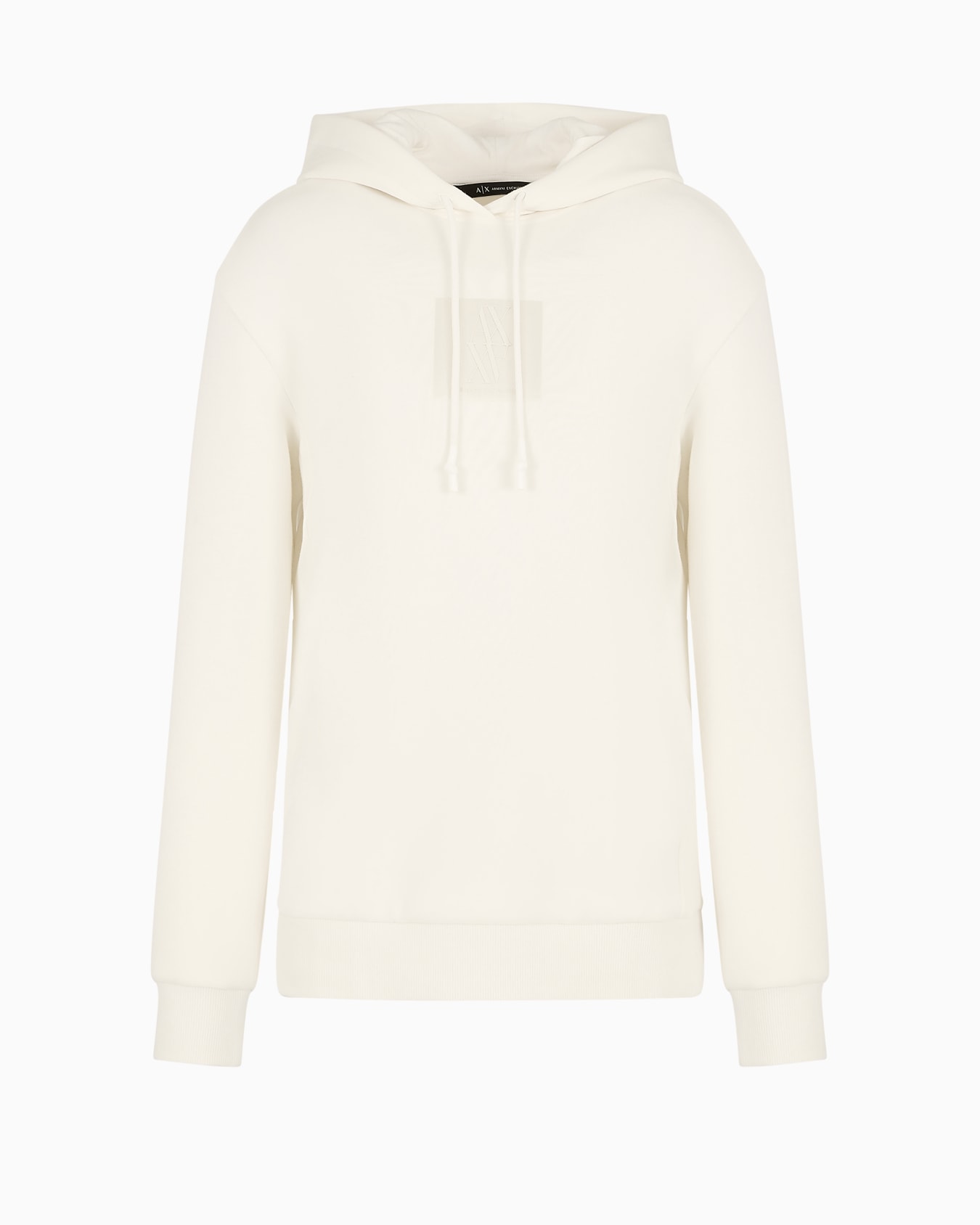 Sudadera con capucha y parche de monograma tono sobre tono Diapositiva 0