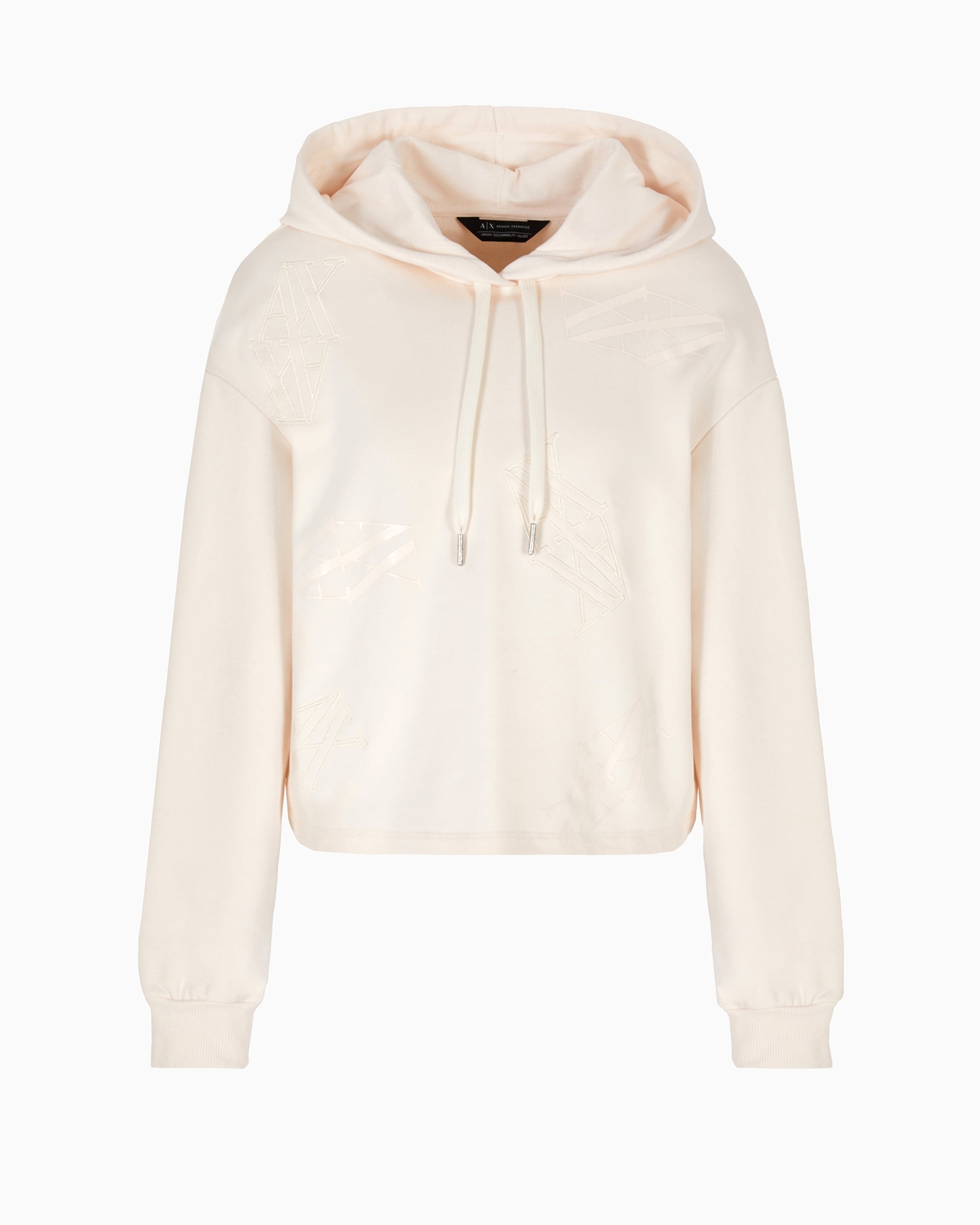 ASV sudadera con capucha y monograma de algodón orgánico Diapositiva 0