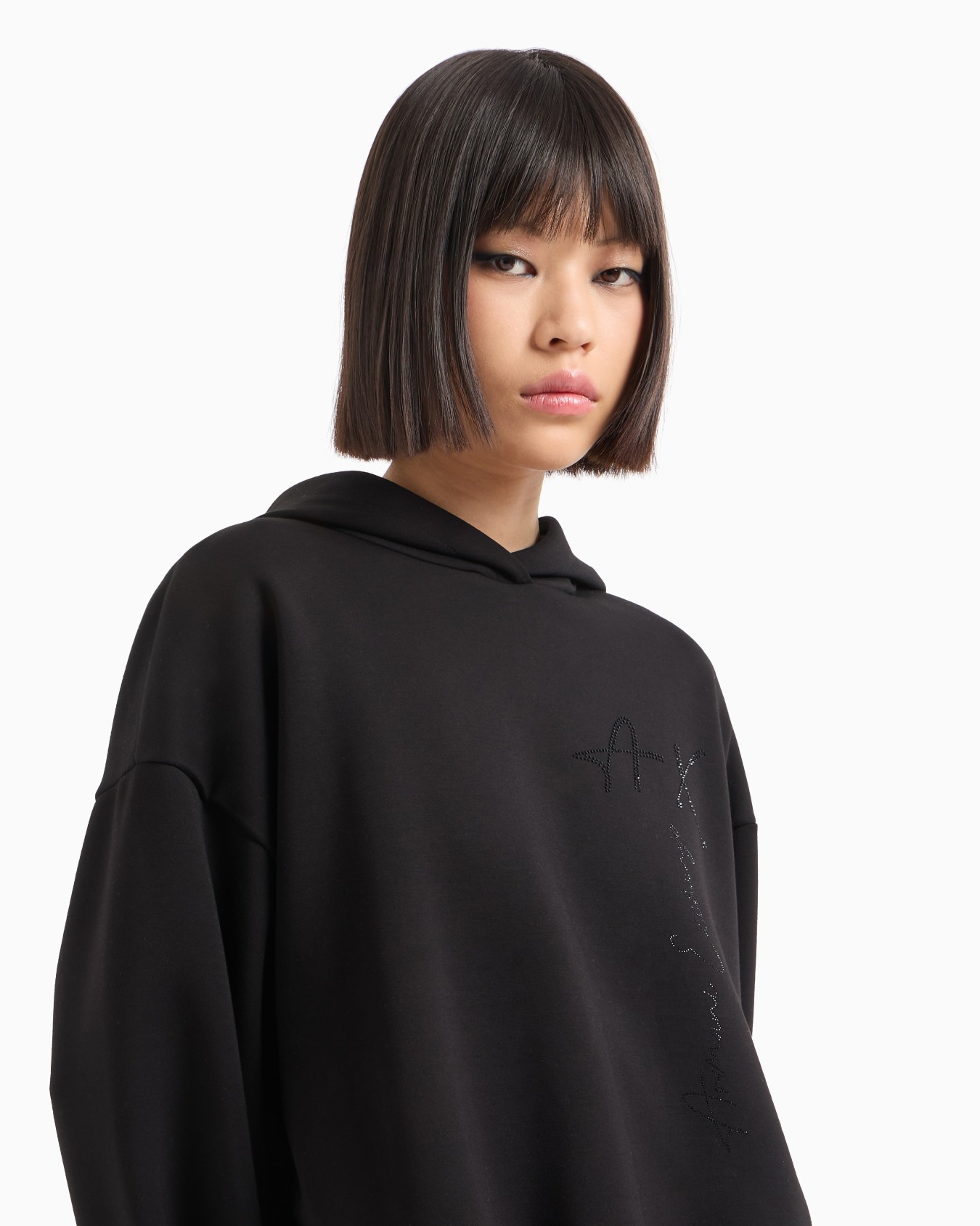 Sudadera con capucha oversize en tejido reciclado certificado ASV Diapositiva 4