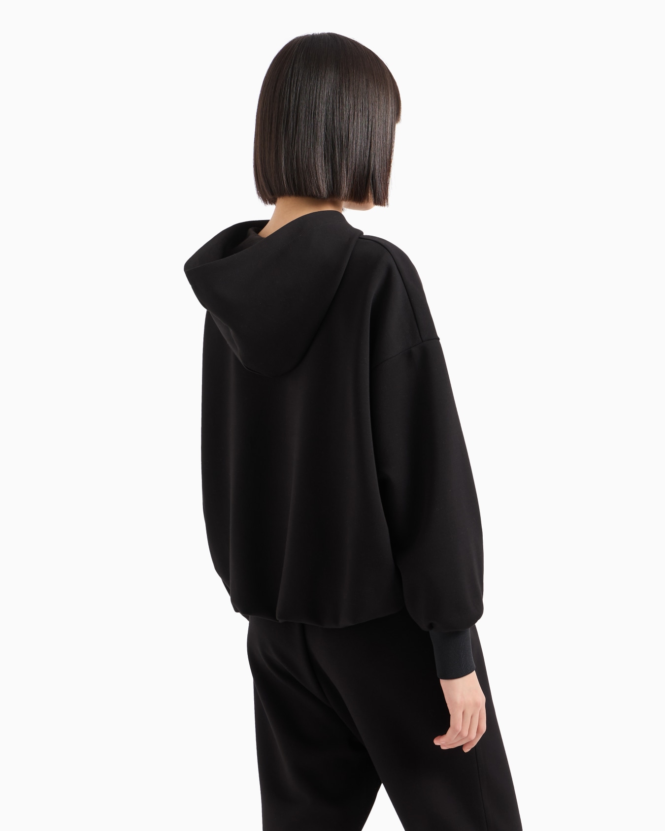 Sudadera con capucha oversize en tejido reciclado certificado ASV Diapositiva 2