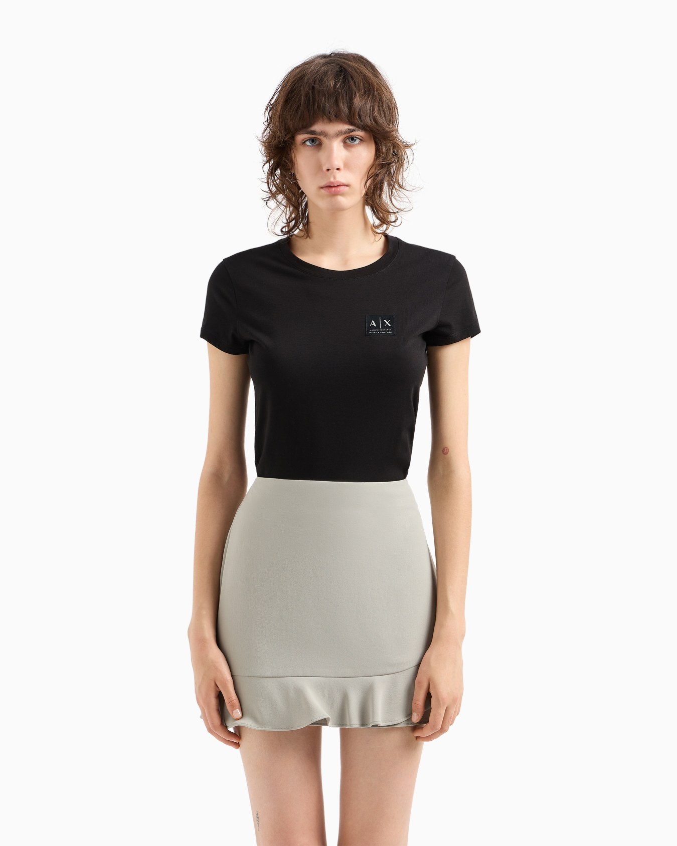 Minifalda de cady con volantes Diapositiva 1