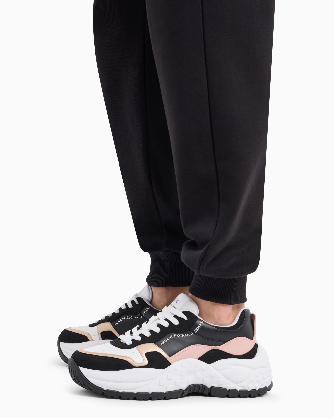 Pantalón jogger corte A de felpa francesa Diapositiva 4