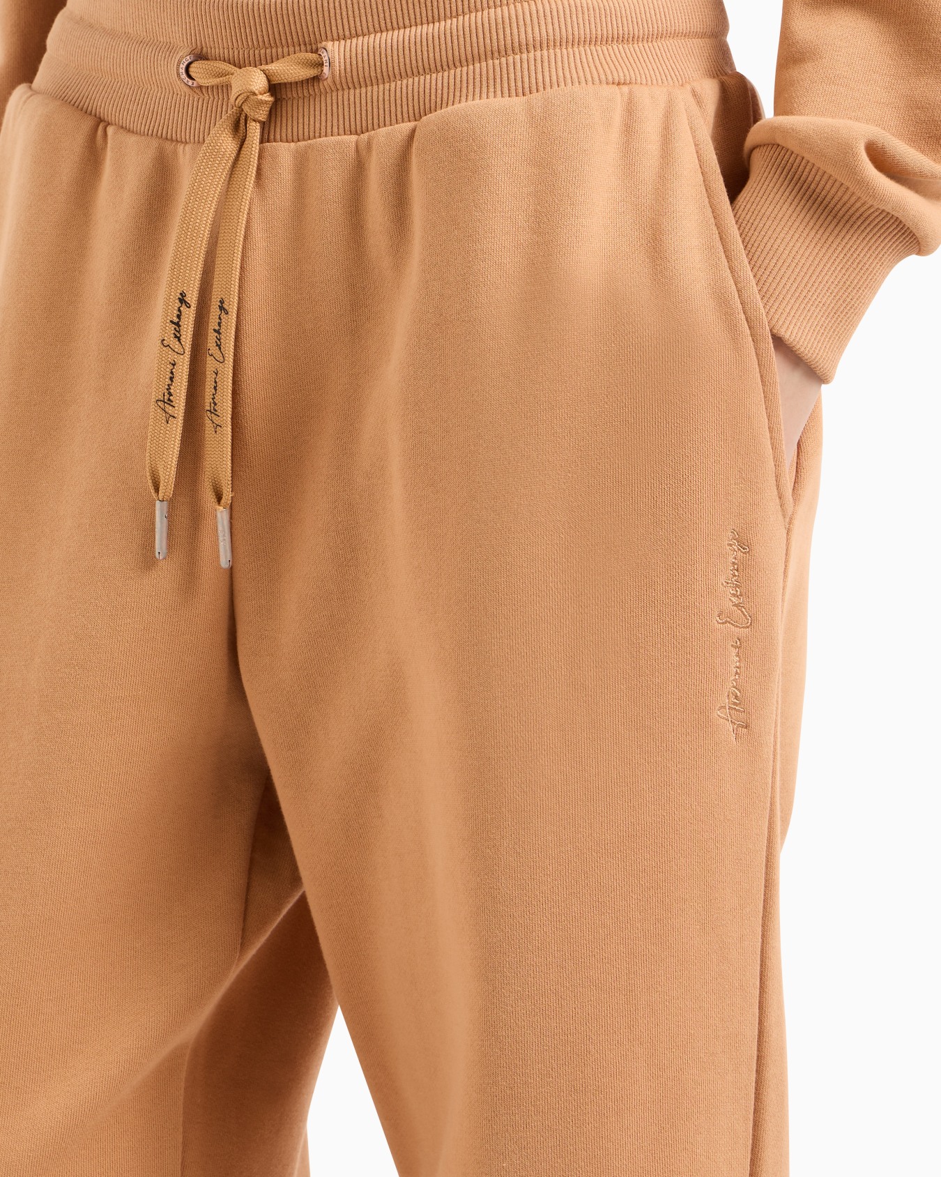 Pantalón jogger corte A de felpa francesa Diapositiva 4