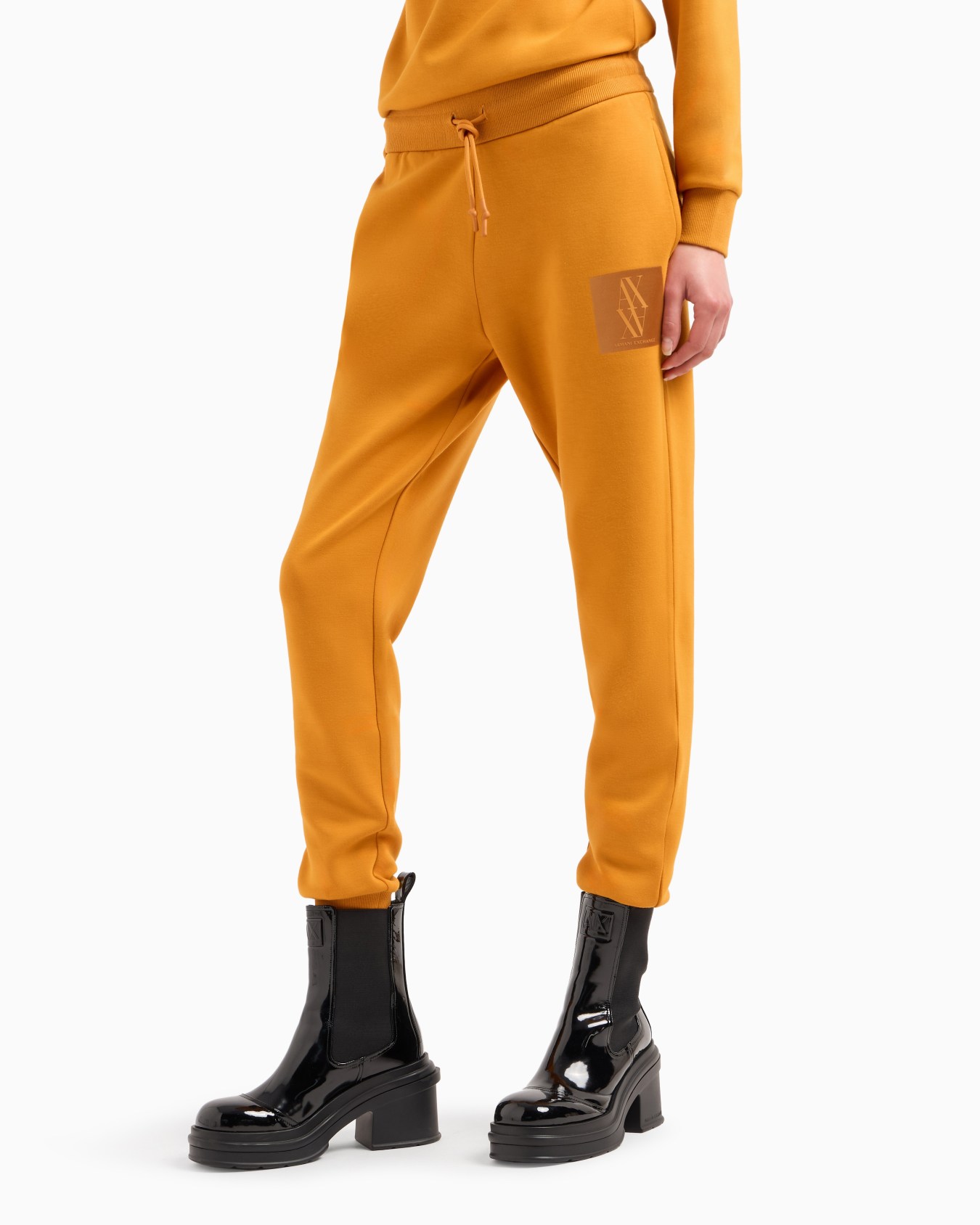 Jogger pants with monogram patch Slide 1