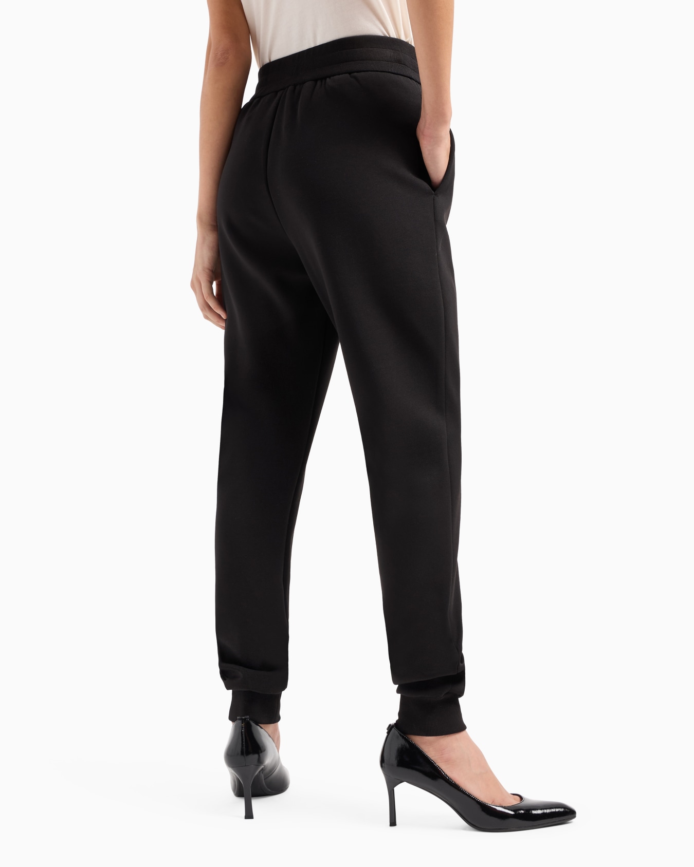 Pantalón jogger A Line de felpa francesa Diapositiva 2