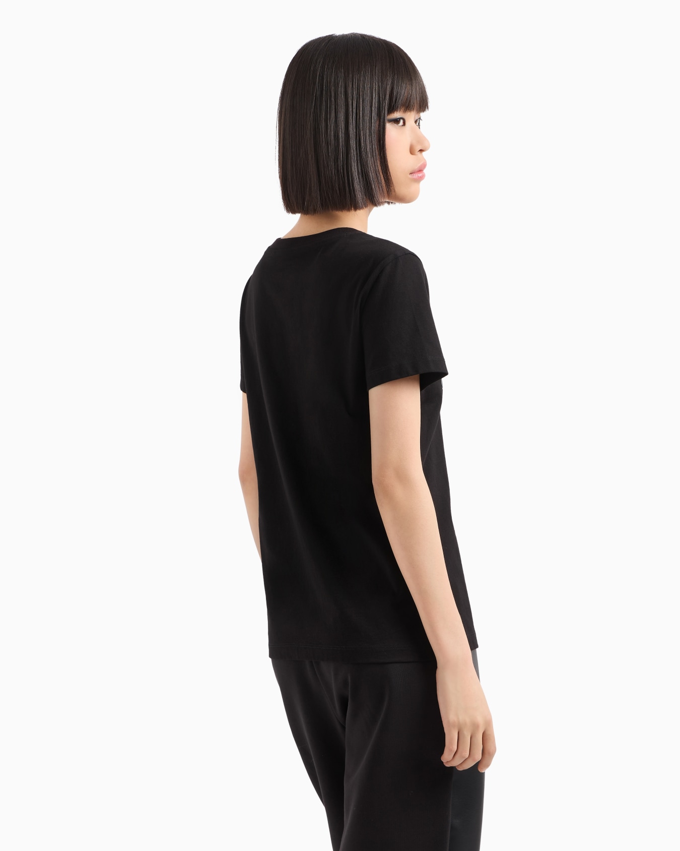 Regular fit T-shirt with ASV fabric stencil print Slide 2