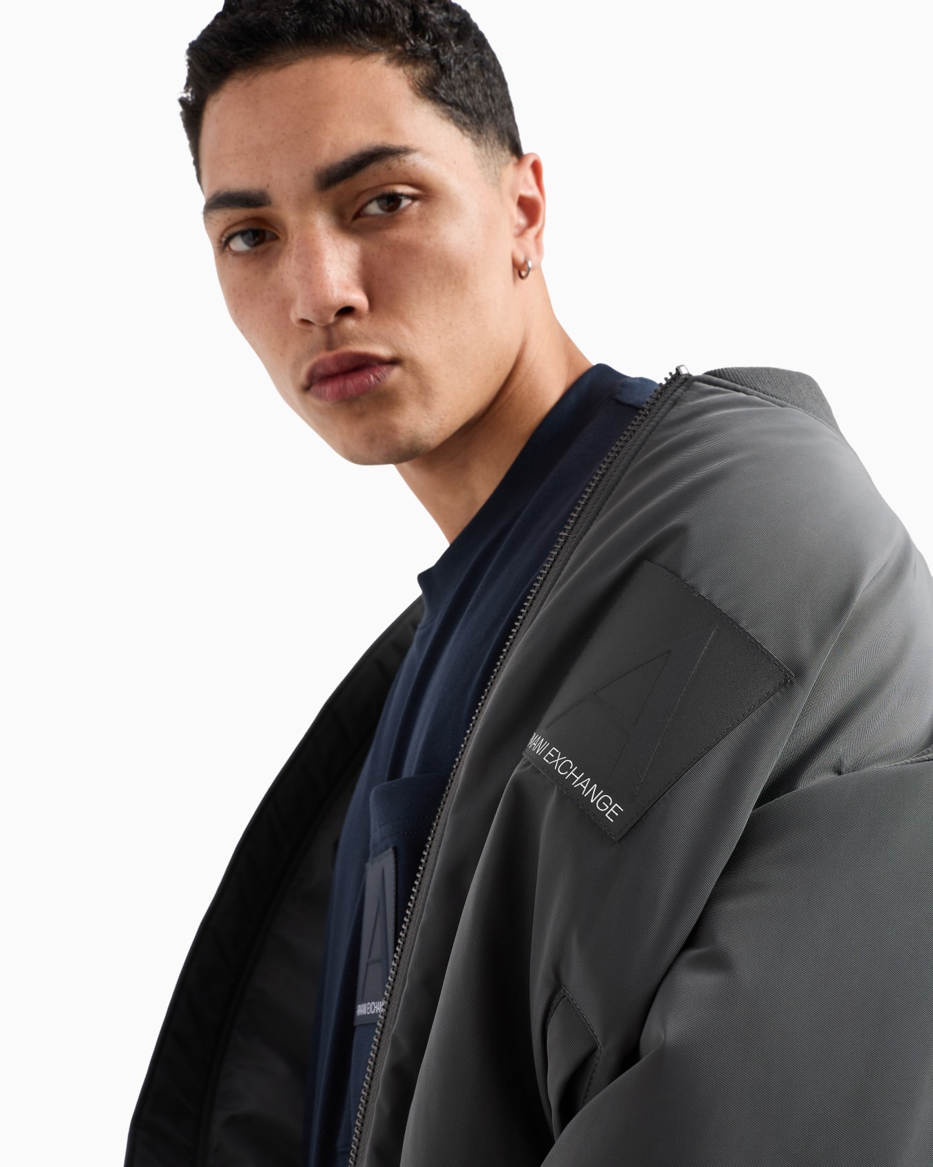 ASV Recycled Nylon Bomber Jacket Slide 4