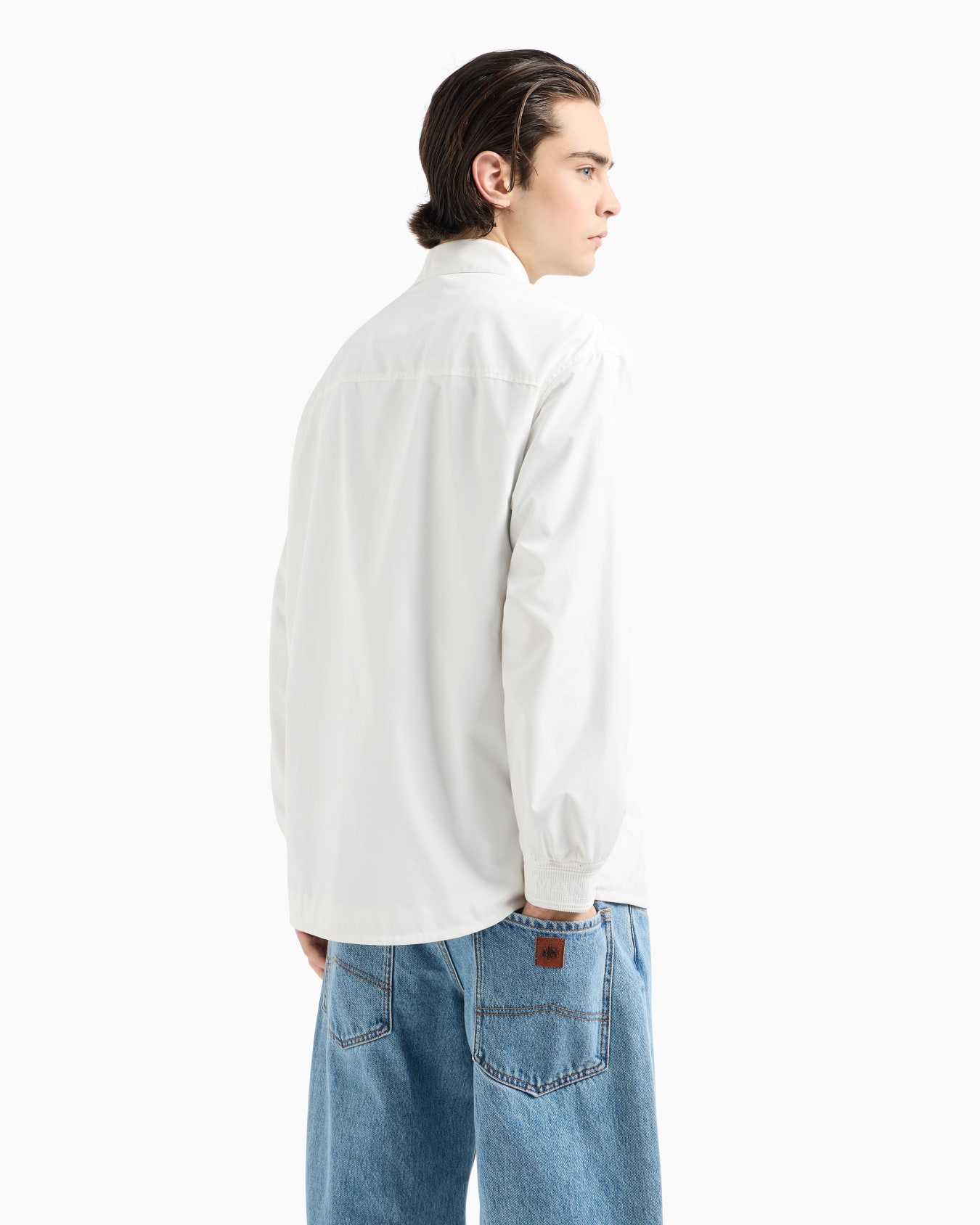 Blouson jacket in technical fabric with pockets Slide 2
