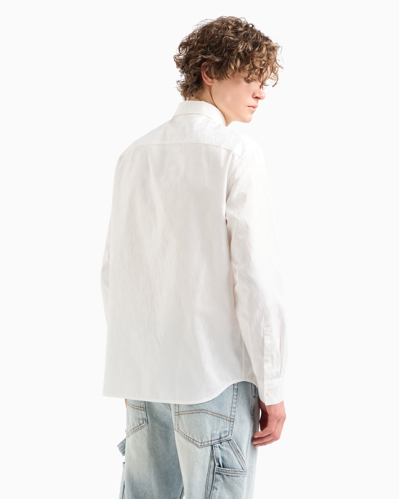 Camisa regular fit de algodón Monogram Diapositiva 2