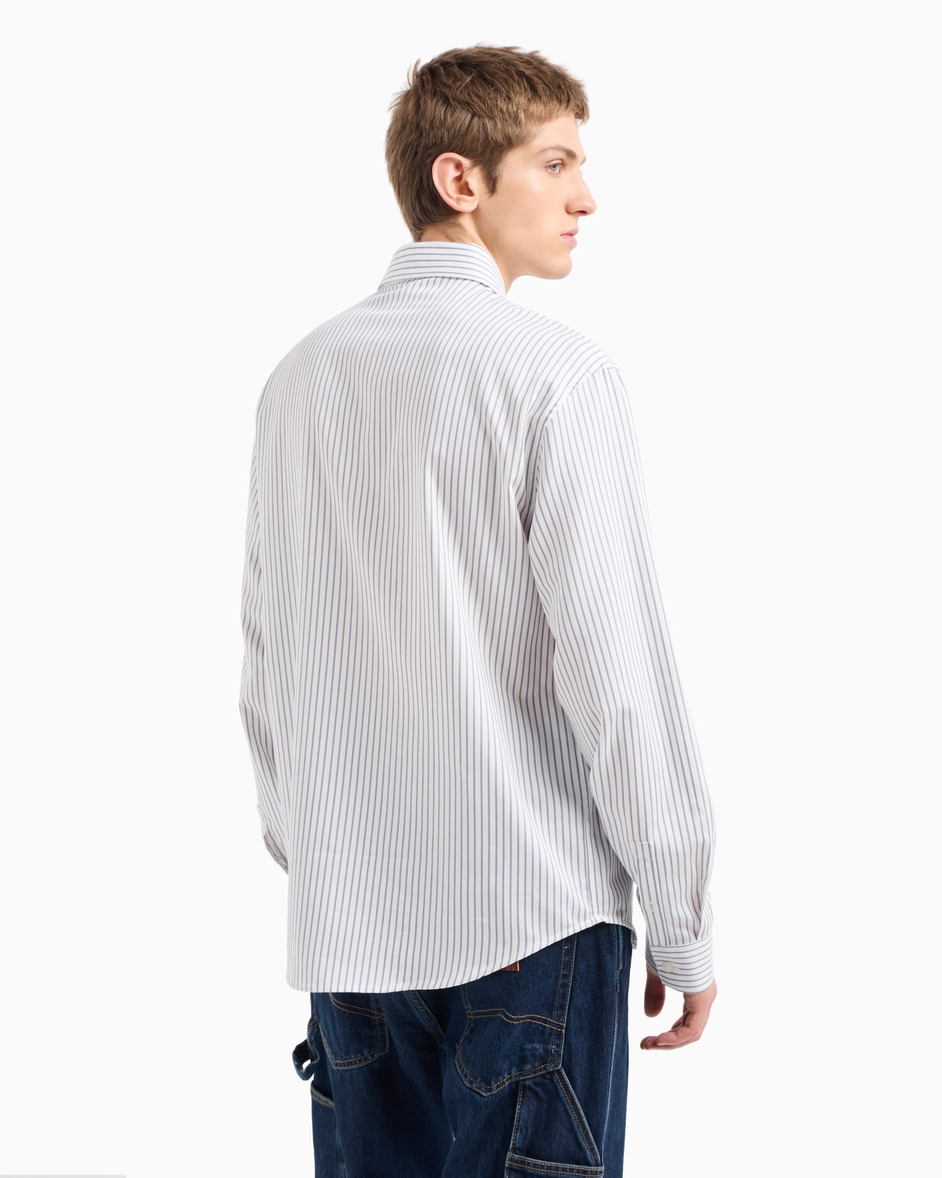 Camisa regular fit de algodón dobby Diapositiva 2