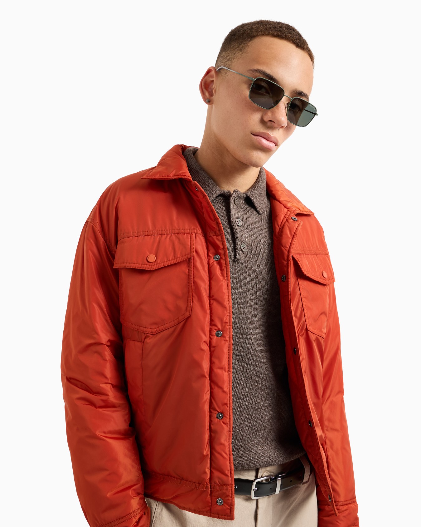 Maglione in misto lana con colletto  Slide 4