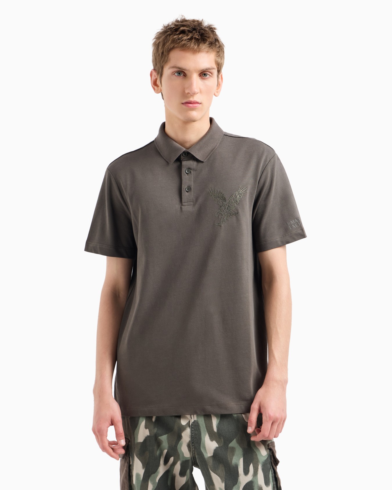 Polo coupe classique en coton biologique ASV Diapositive 1