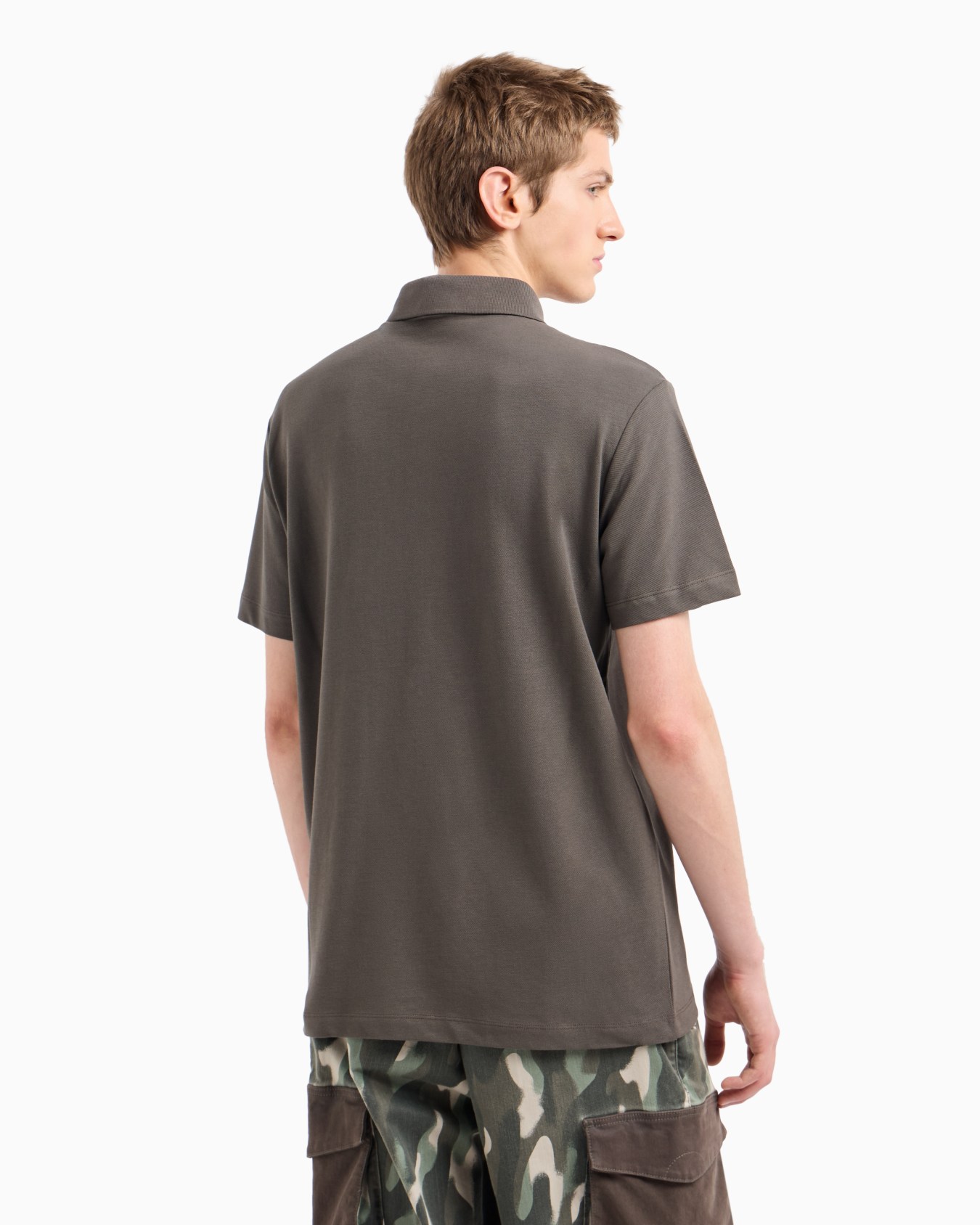 Polo coupe classique en coton biologique ASV Diapositive 2