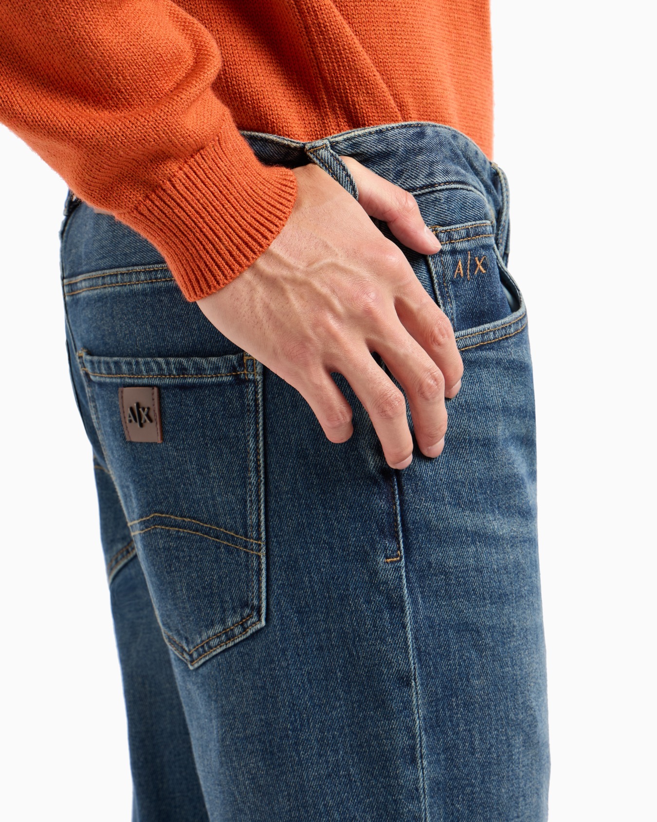 J13 slim fit jeans in indigo denim Slide 4