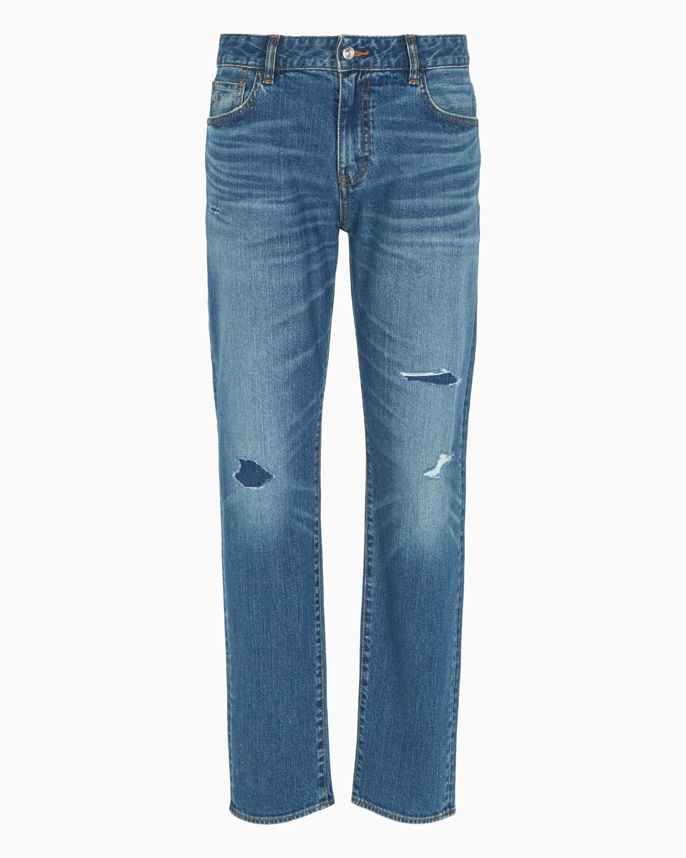 Vaqueros J13 de corte slim en denim índigo Diapositiva 0