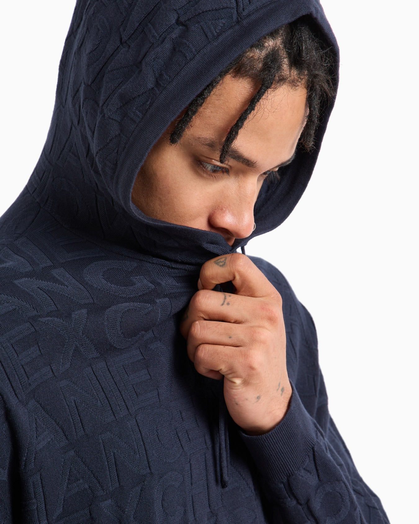 ASV Fabric Button Up Hooded Sweater Slide 4