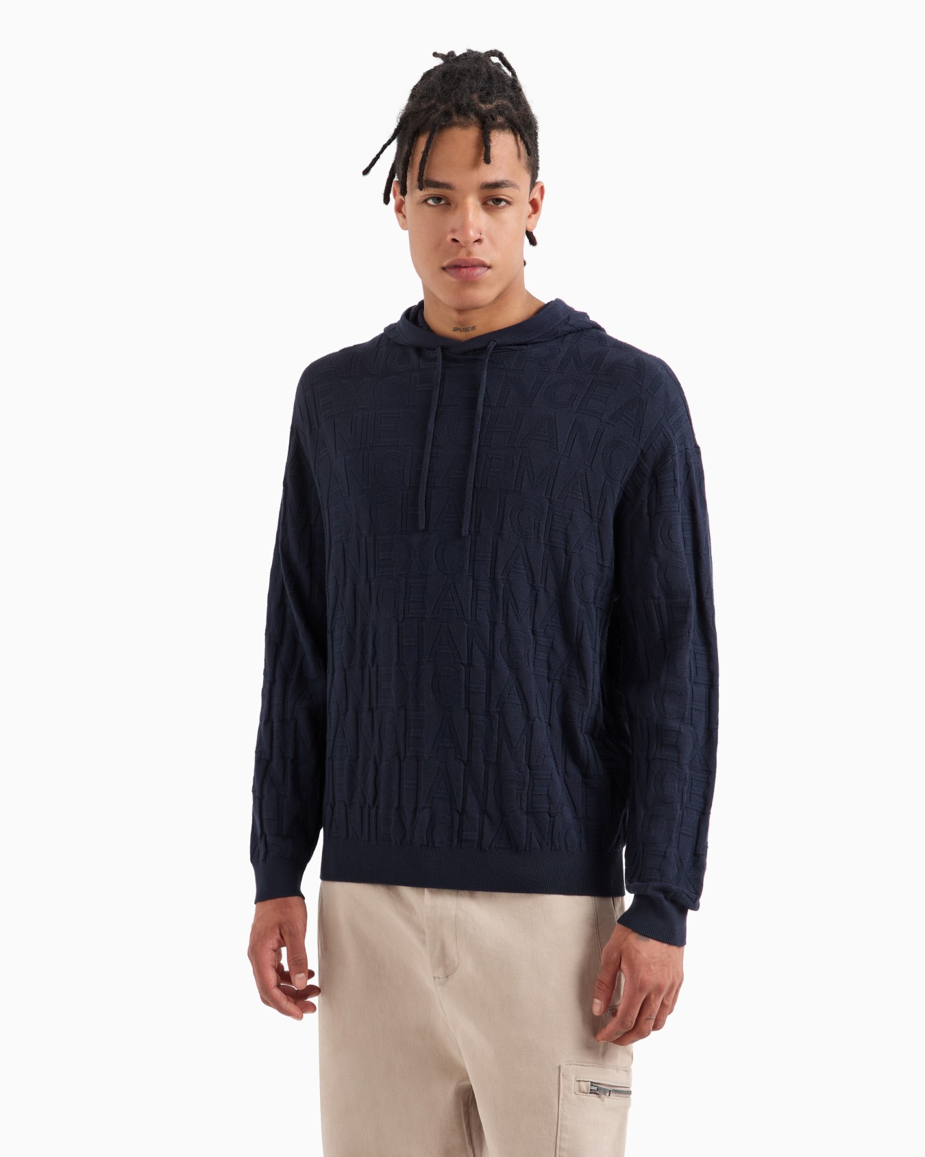 ASV Fabric Button Up Hooded Sweater Slide 1