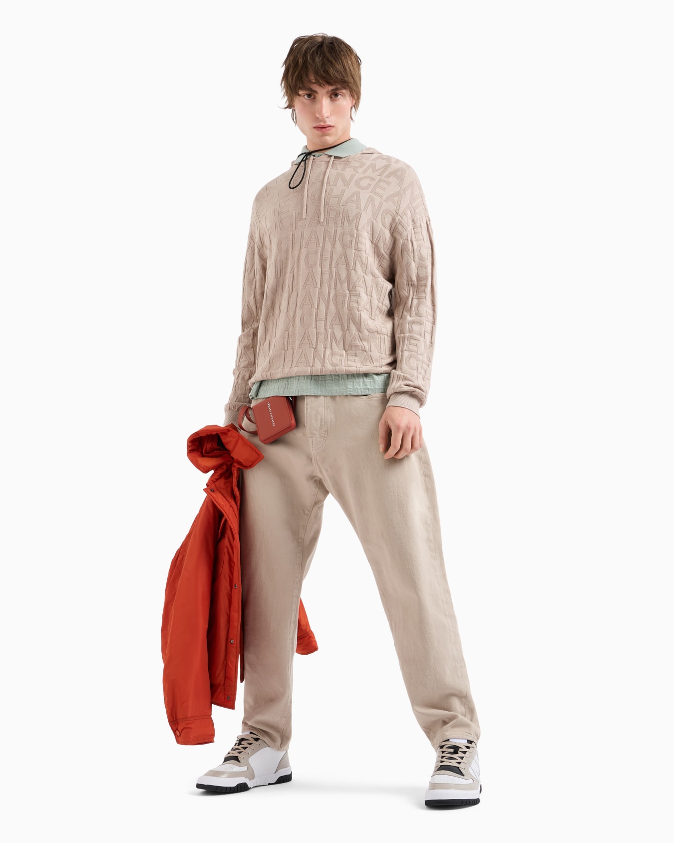 ASV Fabric Button Up Hooded Sweater Slide 3