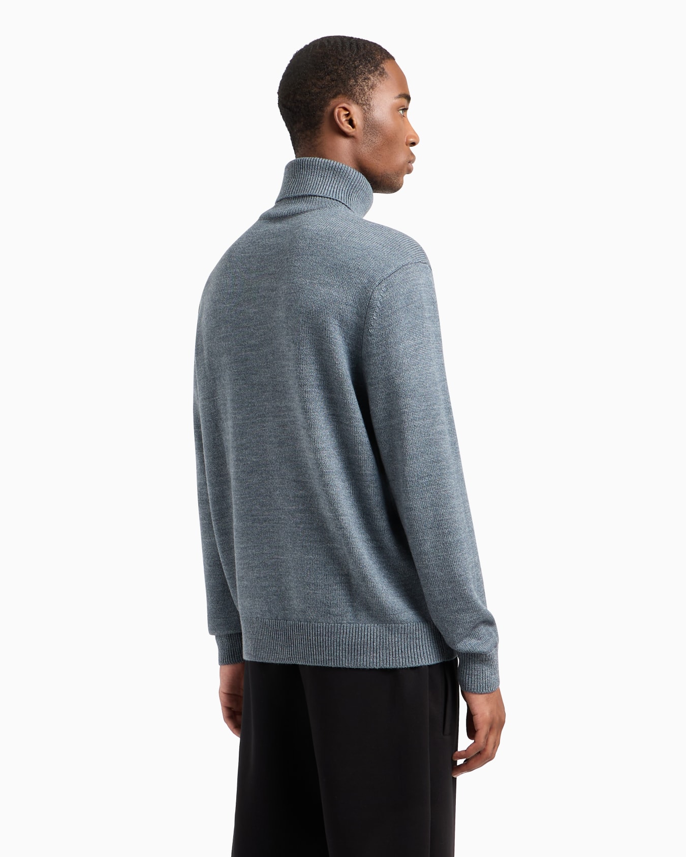 Maglione a collo alto in misto lana  Slide 2