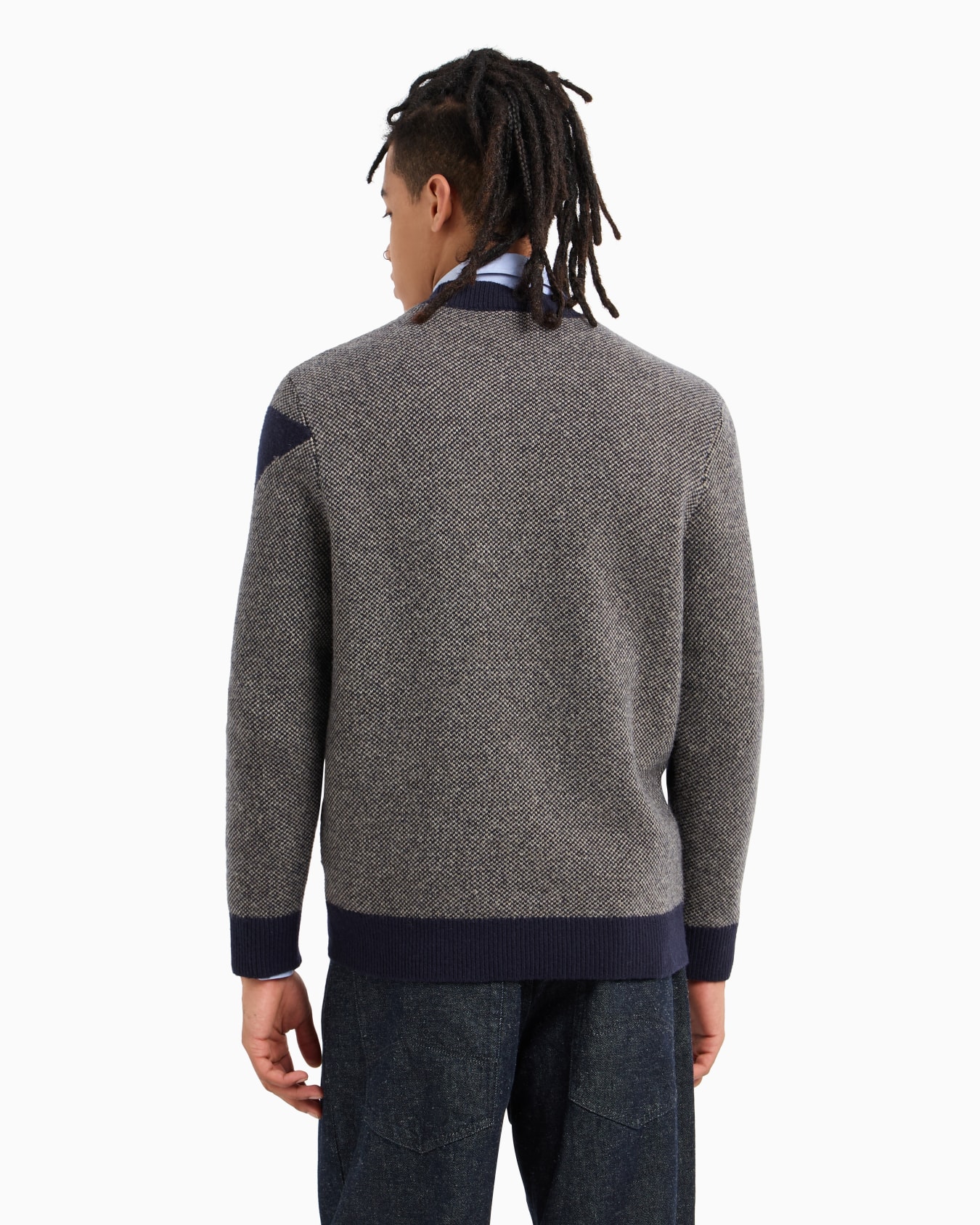 ASV Wool Blend Logo Crewneck Sweater Slide 2