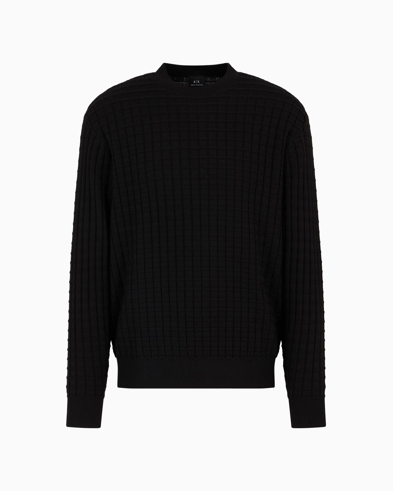 ASV Checked Crewneck Sweater Slide 0