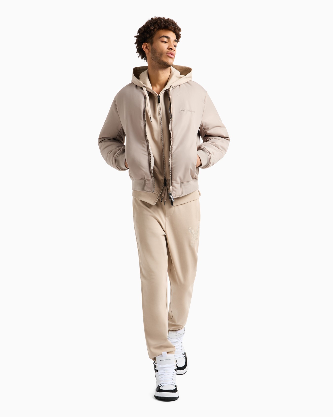 ASV Organic Cotton Embroidered Eagle Zip-Up Hoodie Slide 3