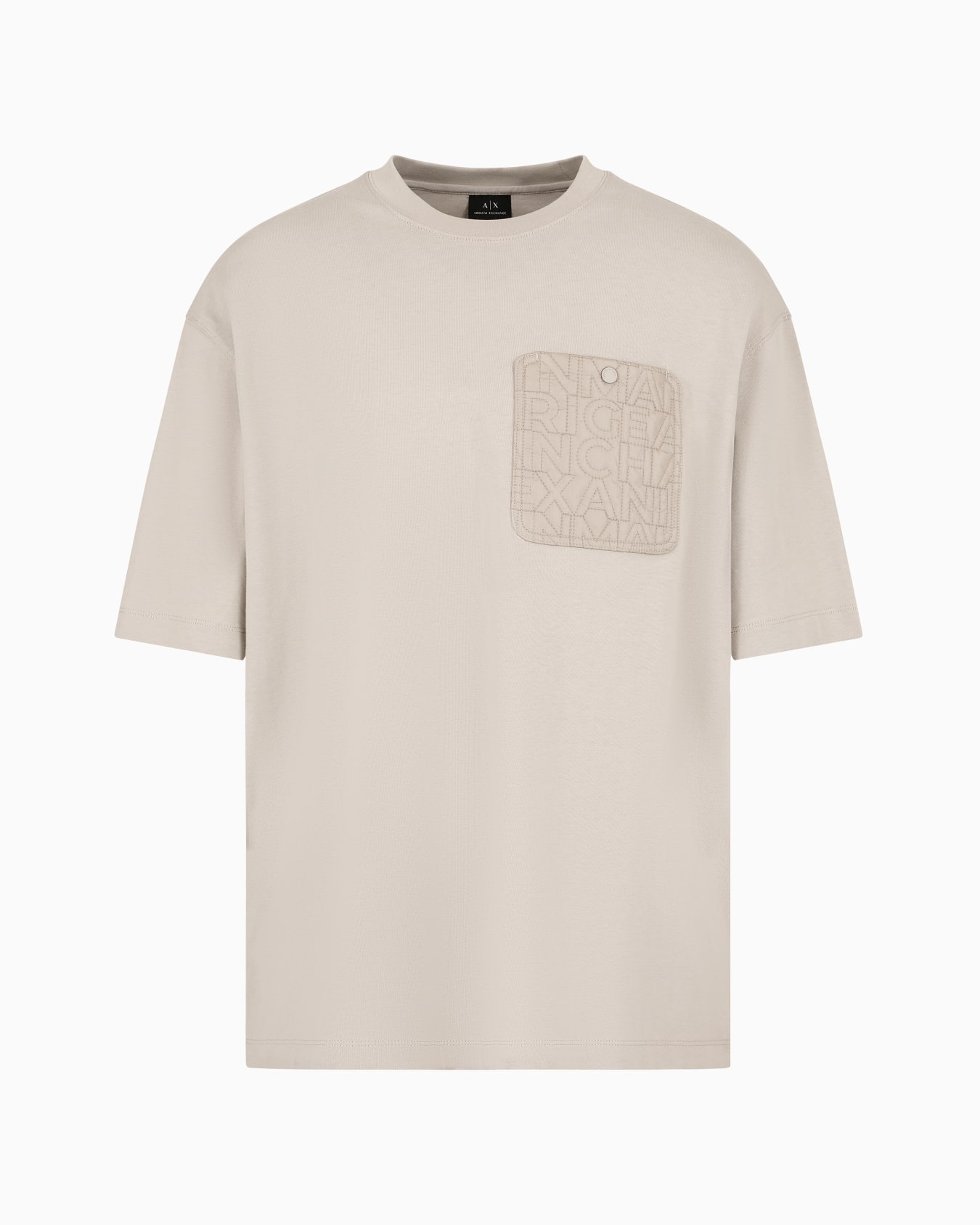 Camiseta de corte relajado con bolsillo en contraste en algodón ASV Diapositiva 0