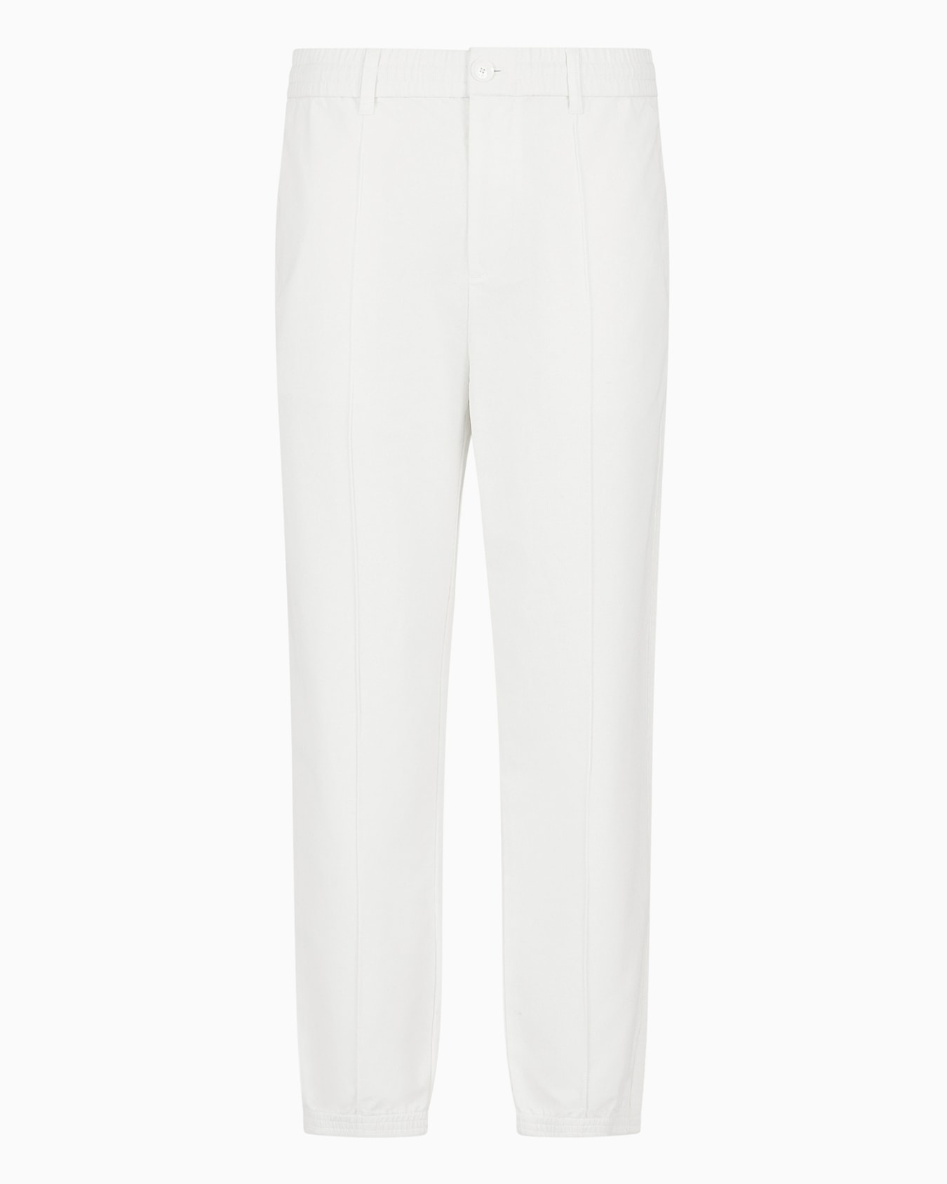Regular fit gabardine trousers Slide 0