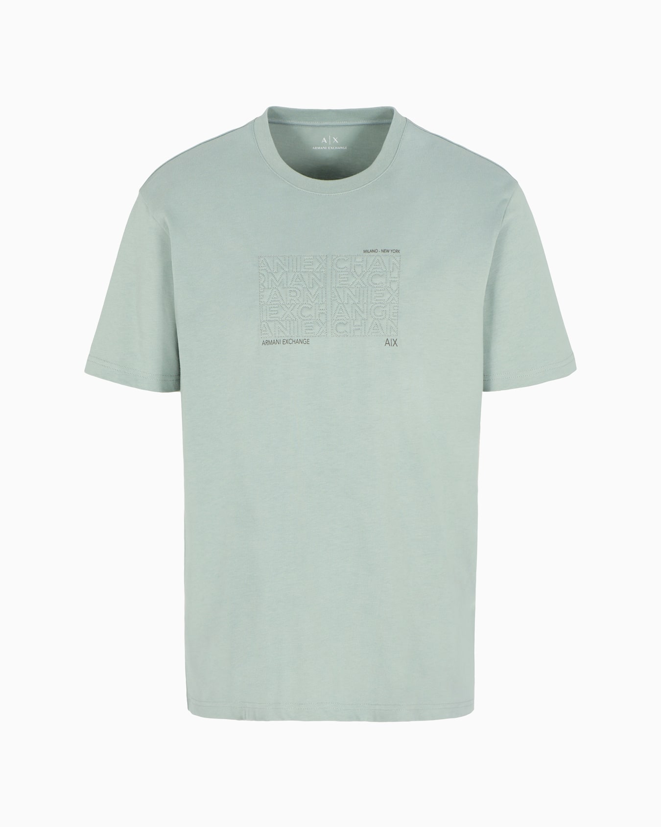 ASV organic cotton regular fit T-shirt with embroidered lettering Slide 0