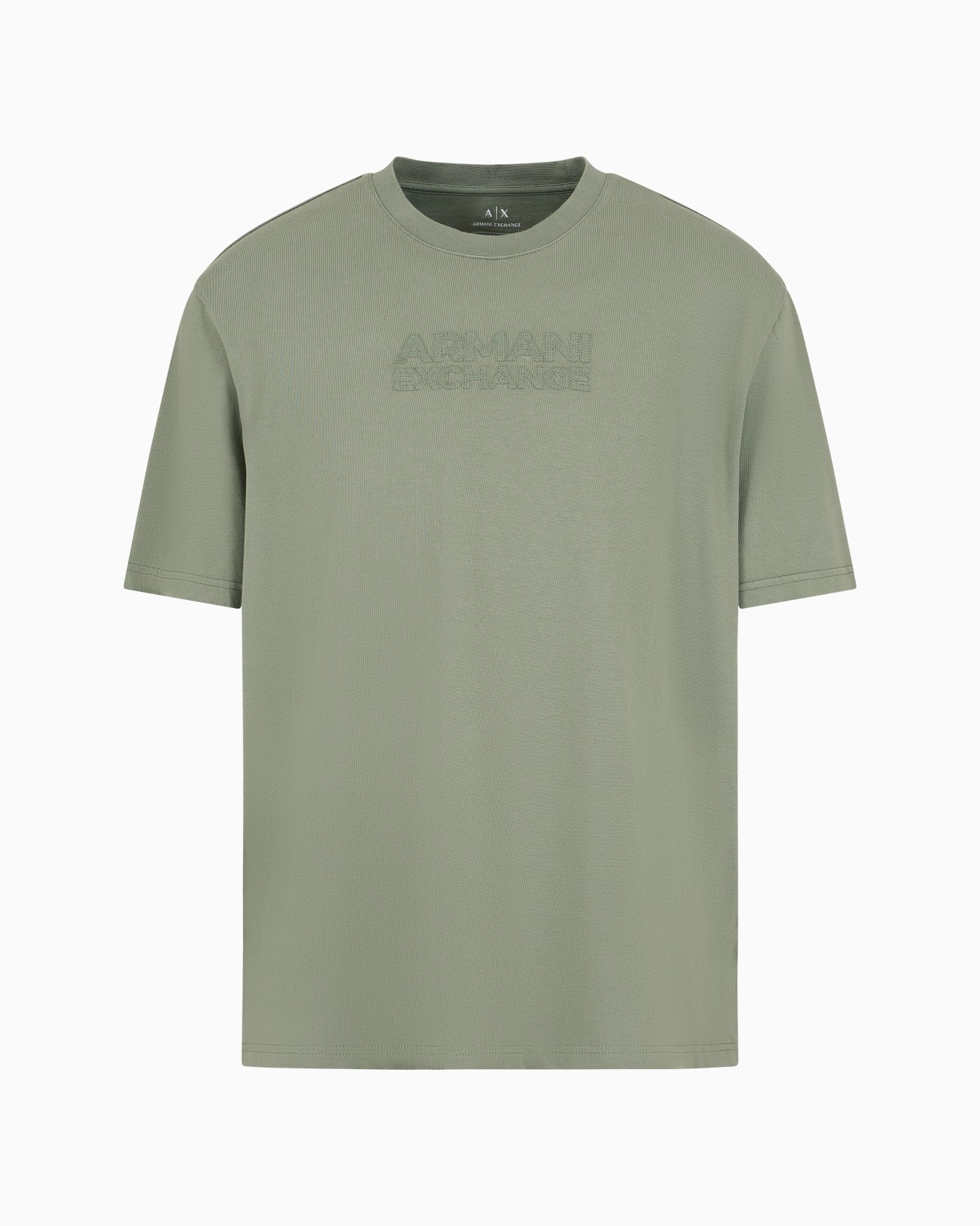 Camiseta regular fit de algodón orgánico ASV con logo bordado Diapositiva 0
