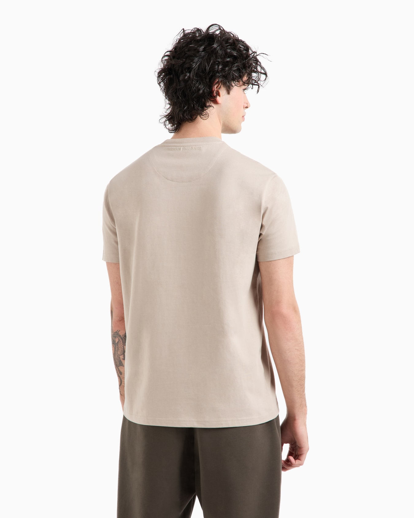 Camiseta regular fit con bordado de águila en punto ASV Diapositiva 2