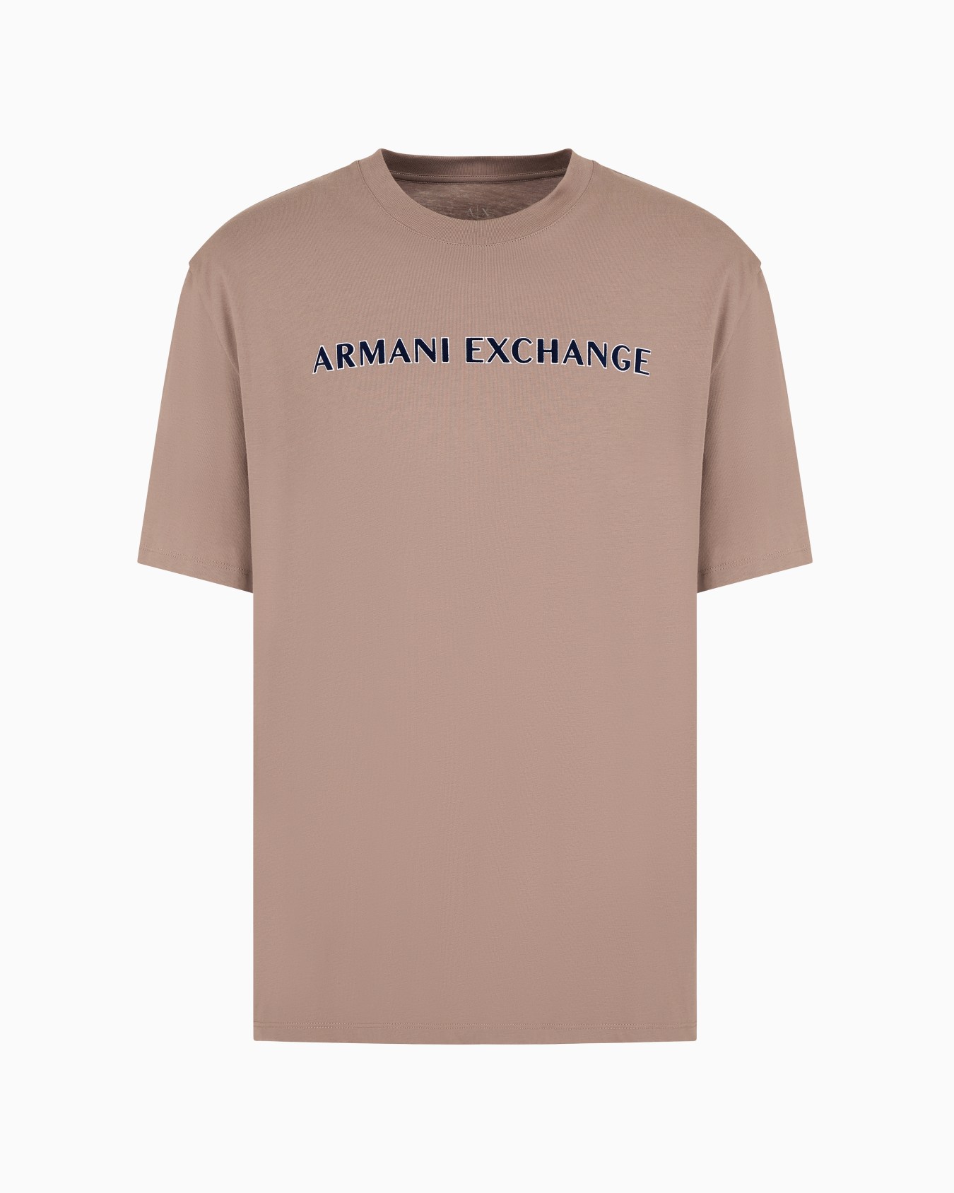 Regular fit organic cotton T-shirt with ASV logo lettering Slide 0