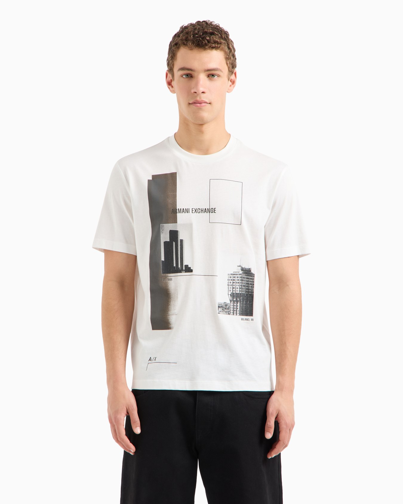 T-Shirt mit normaler Passform und Fotodruck aus ASV-Stoff Folie 1