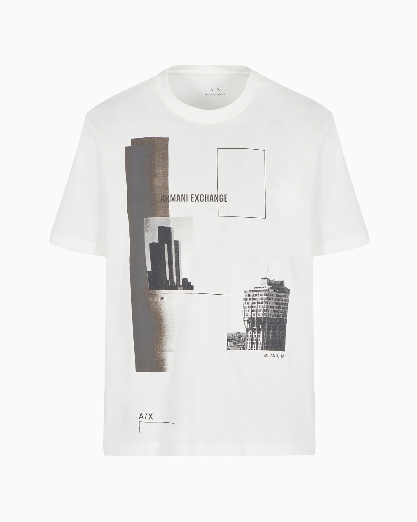 T-Shirt mit normaler Passform und Fotodruck aus ASV-Stoff Folie 0