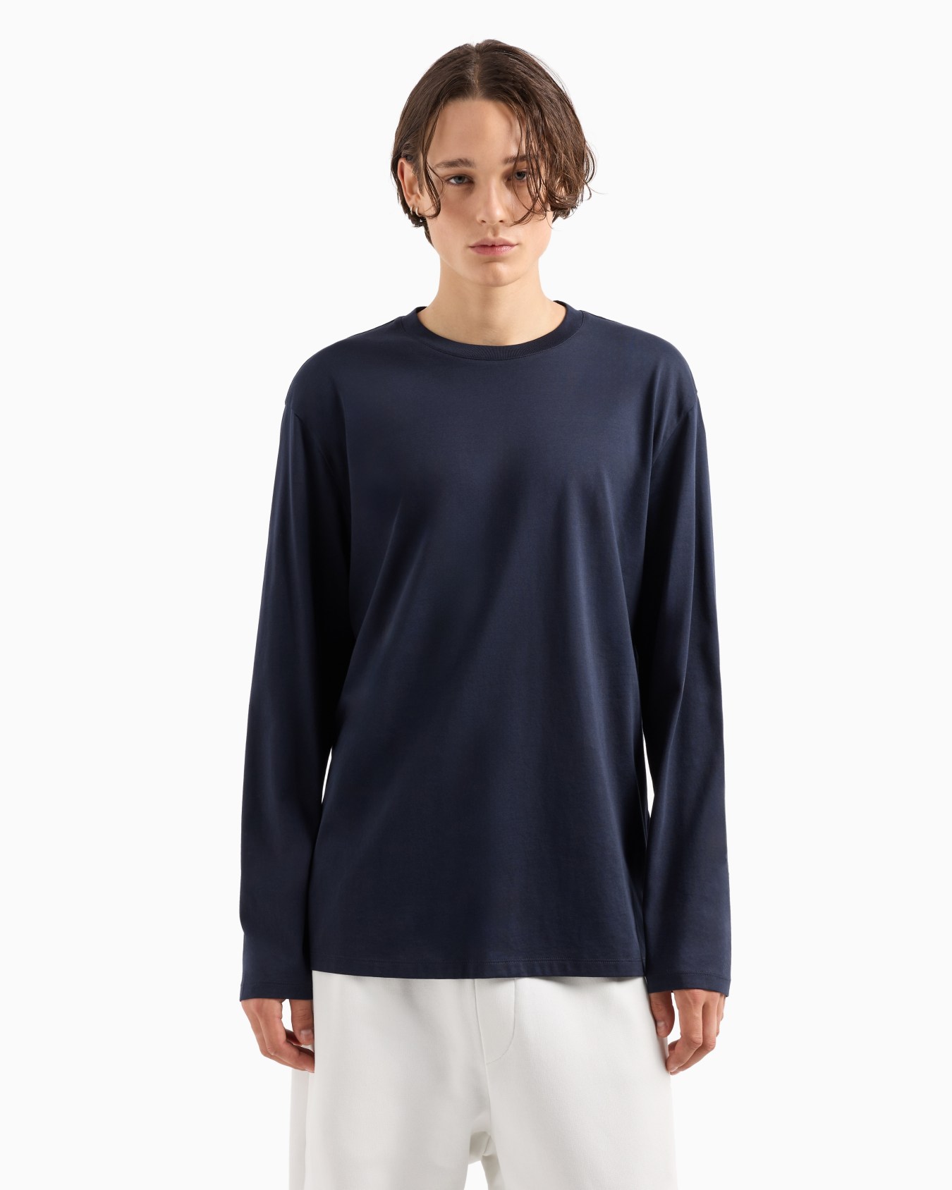 Langärmliges T-Shirt mit Logo-Prints Folie 1