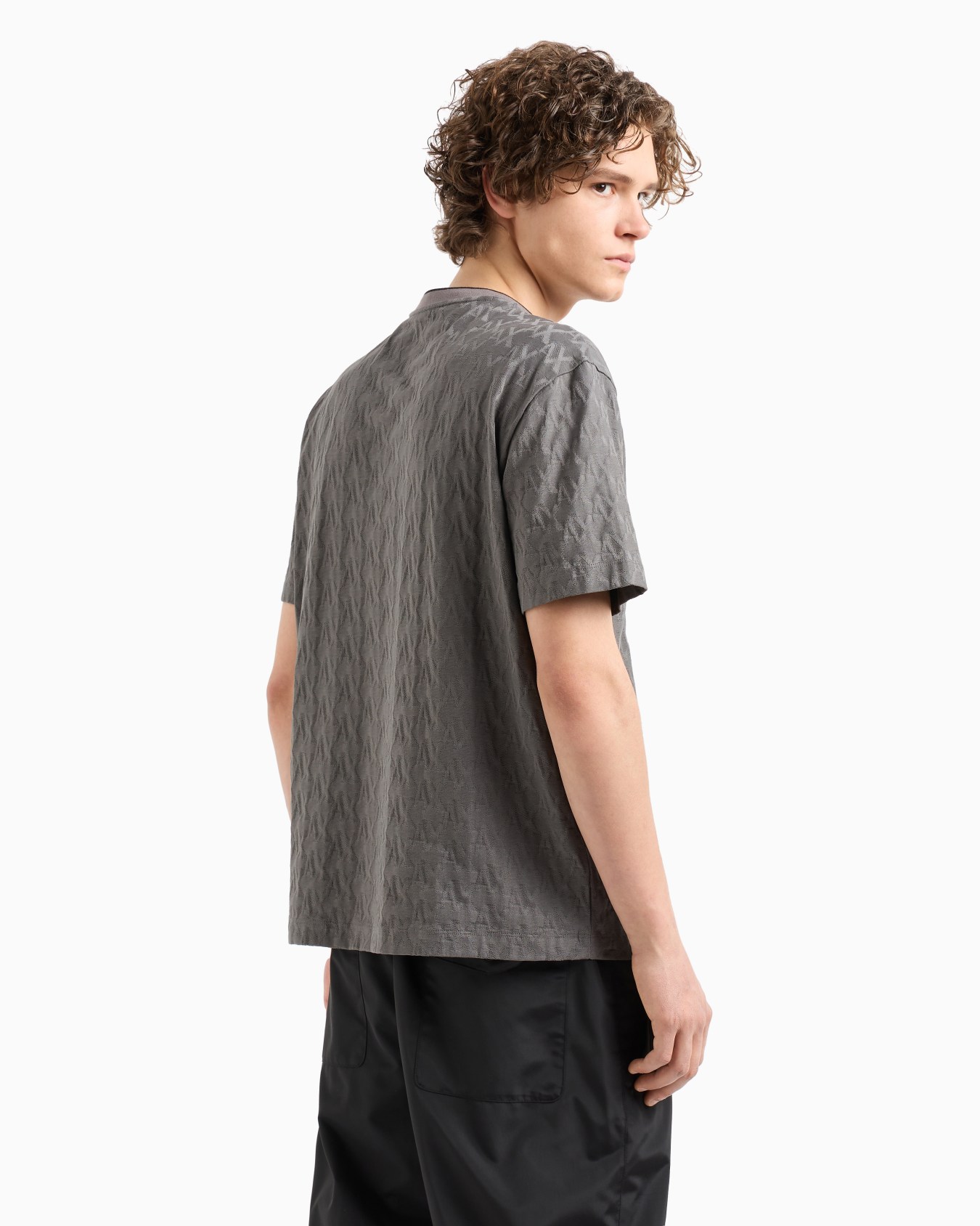 ASV Regular Fit T-Shirt with Contrast Crew Neck Slide 2