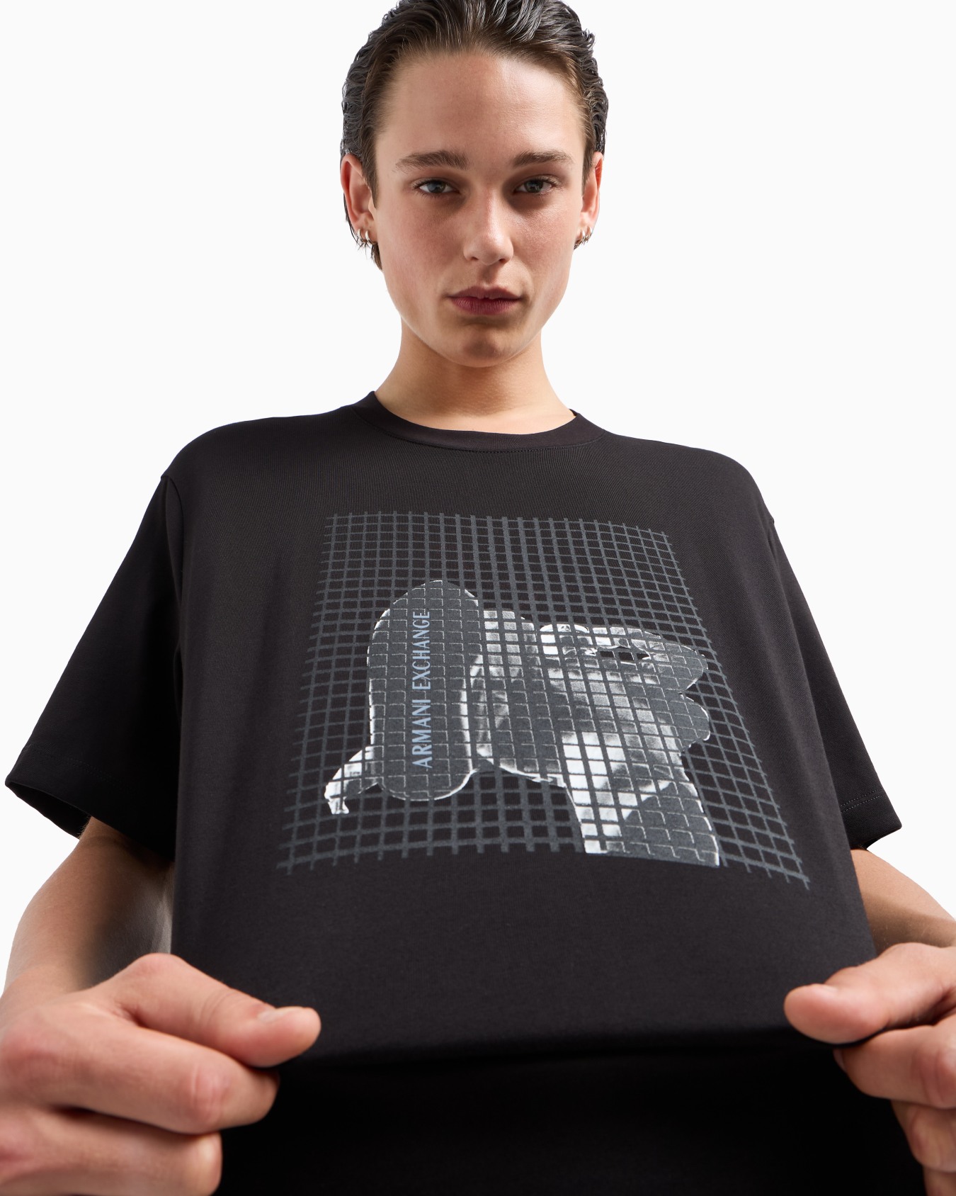 Regular fit heavy cotton T-shirt with ASV photo print Slide 4