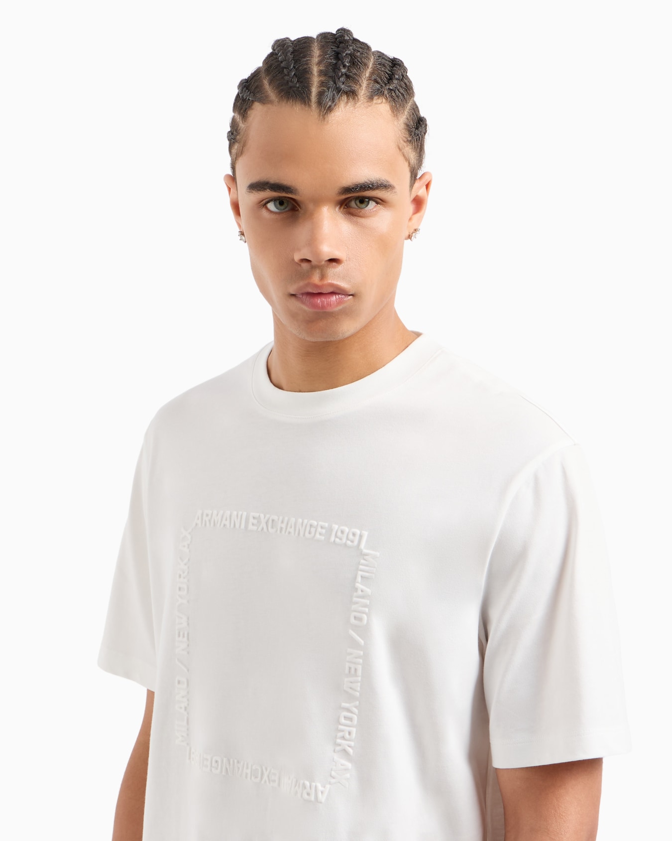 ASV embossed logo heavy cotton T-shirt Slide 4