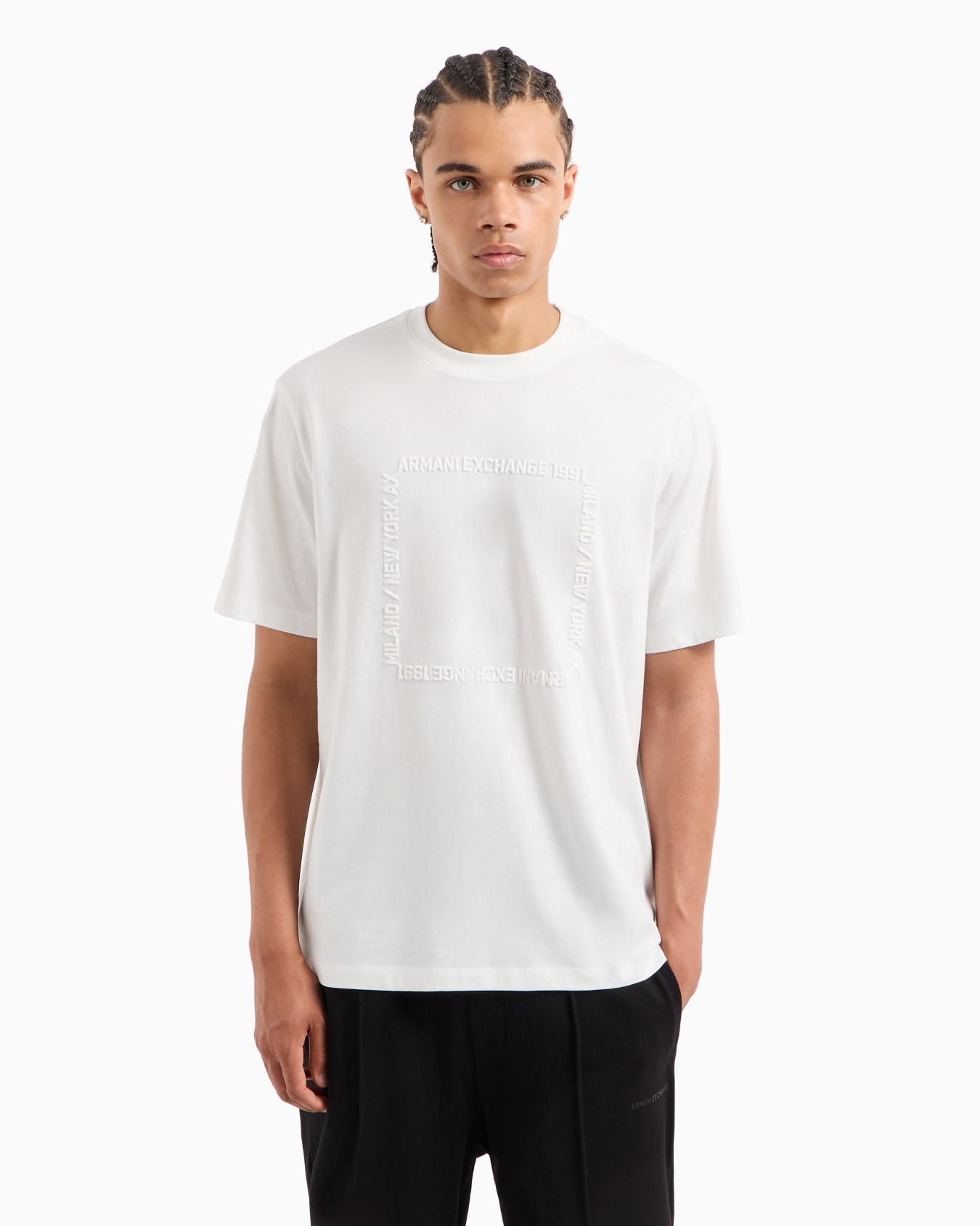 ASV embossed logo heavy cotton T-shirt Slide 1