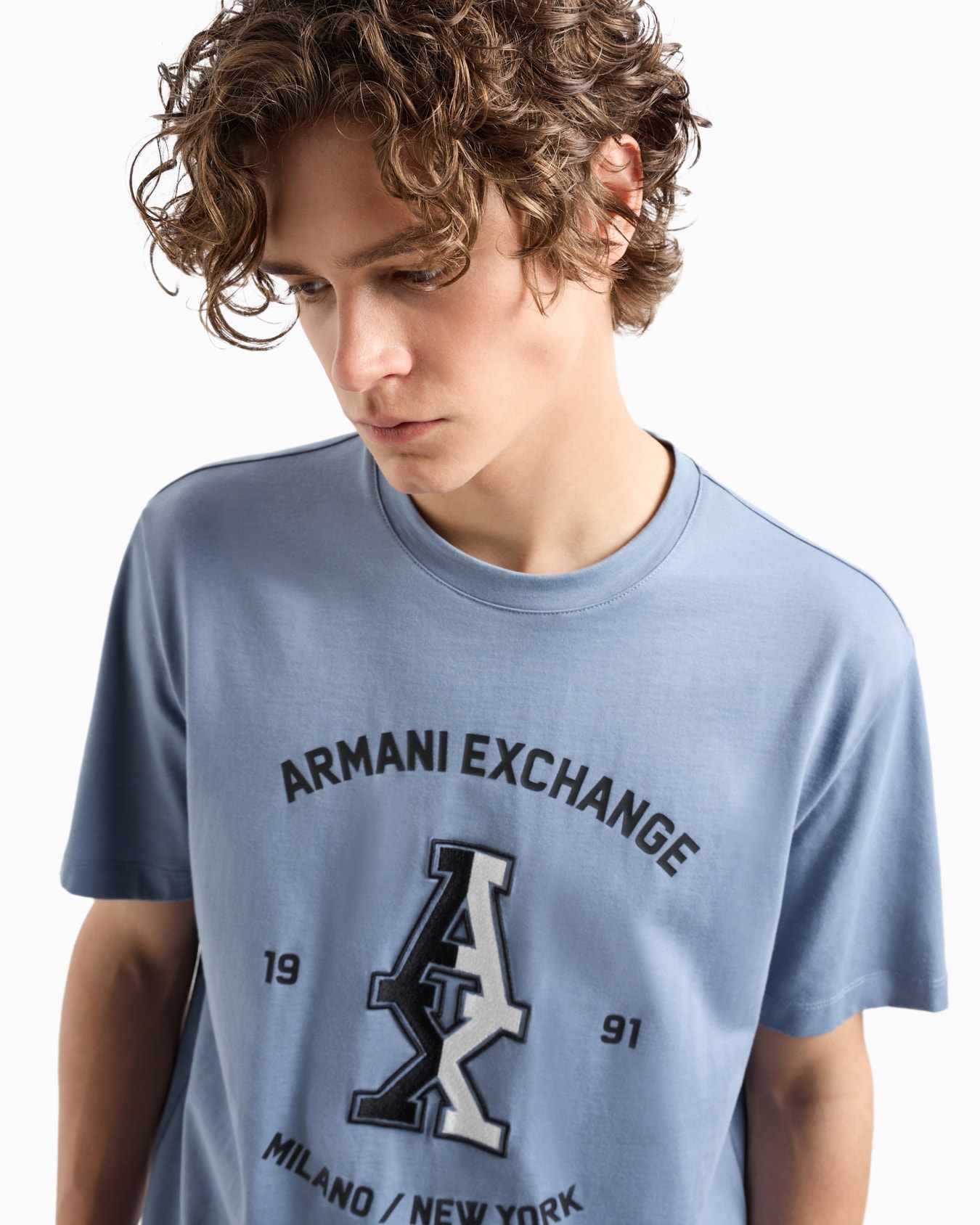 Regular fit T-shirt with maxi-print in ASV cotton Slide 4