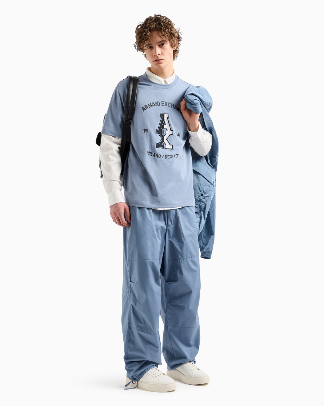 Regular fit T-shirt with maxi-print in ASV cotton Slide 3